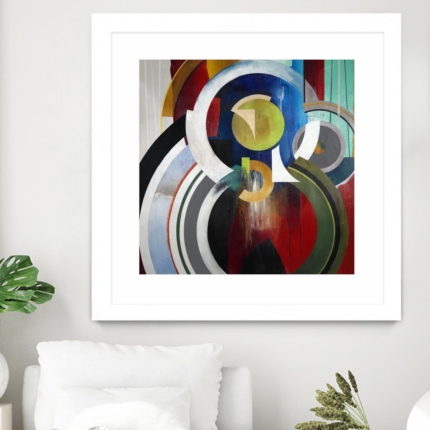 Focal by KC Haxton on GIANT ART - blue abstract