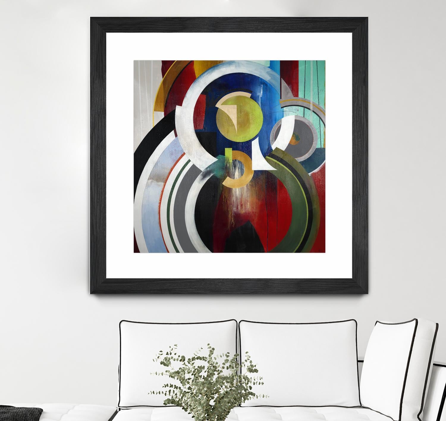 Focal by KC Haxton on GIANT ART - blue abstract