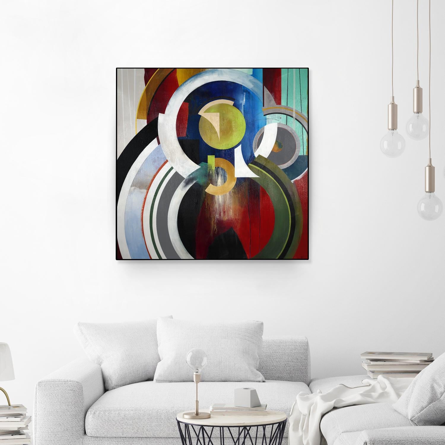 Focal by KC Haxton on GIANT ART - blue abstract