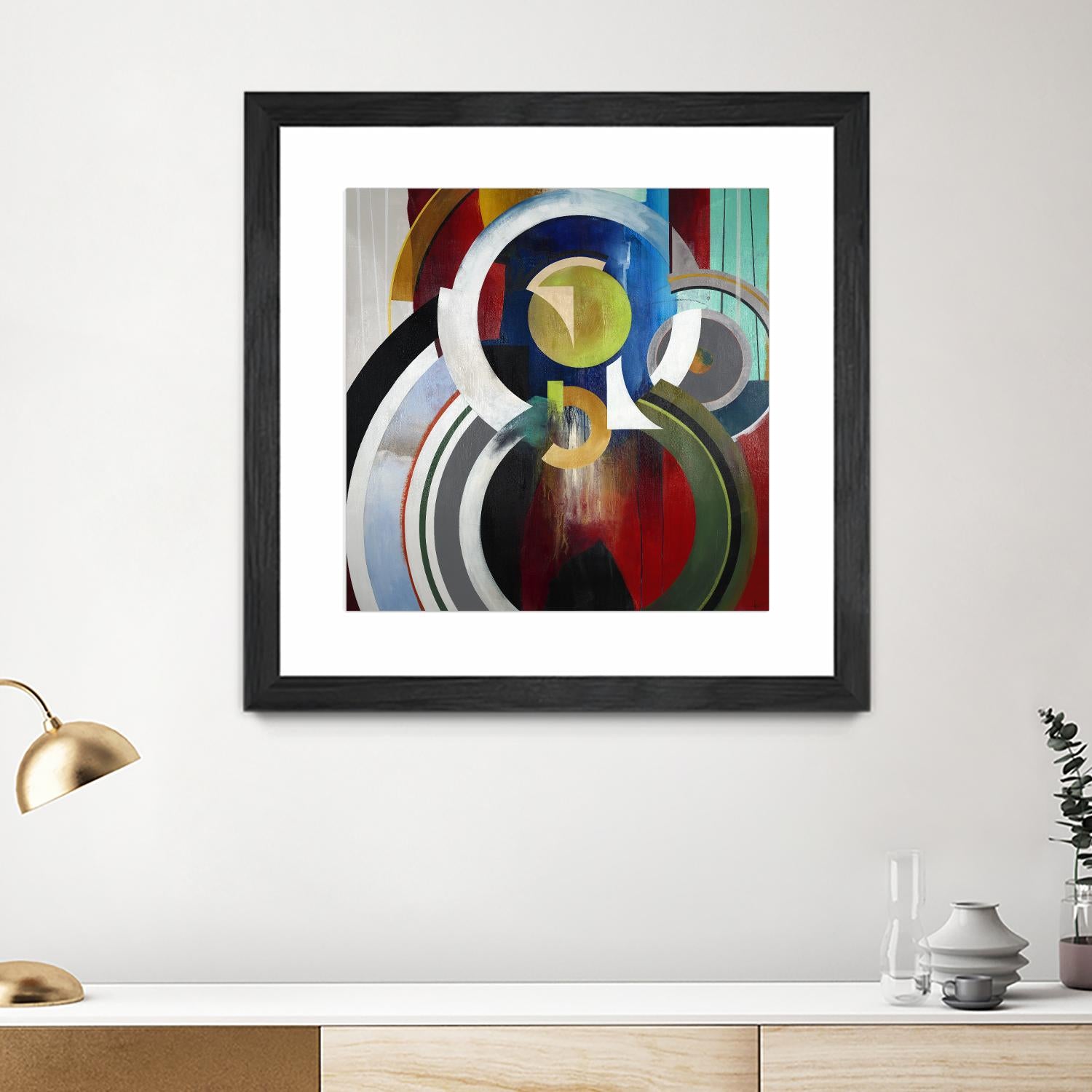 Focal by KC Haxton on GIANT ART - blue abstract