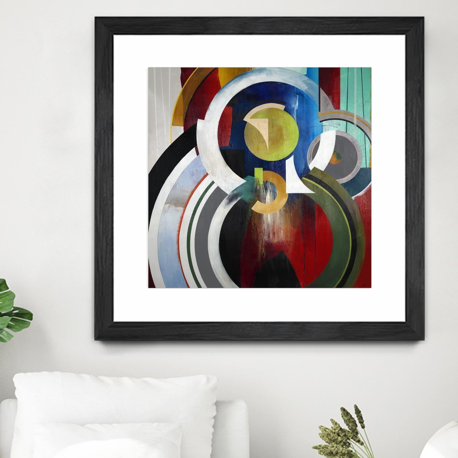 Focal by KC Haxton on GIANT ART - blue abstract