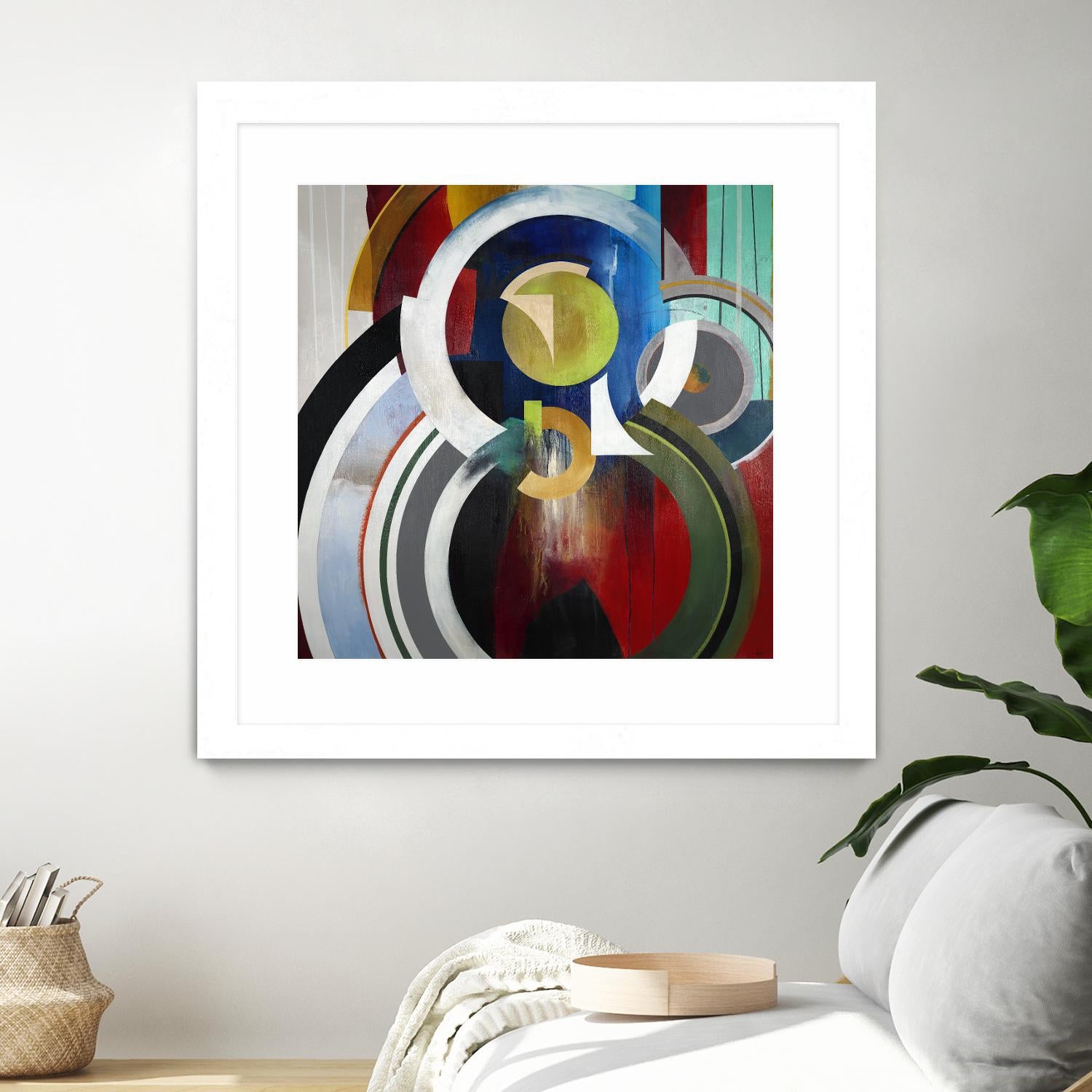 Focal by KC Haxton on GIANT ART - blue abstract