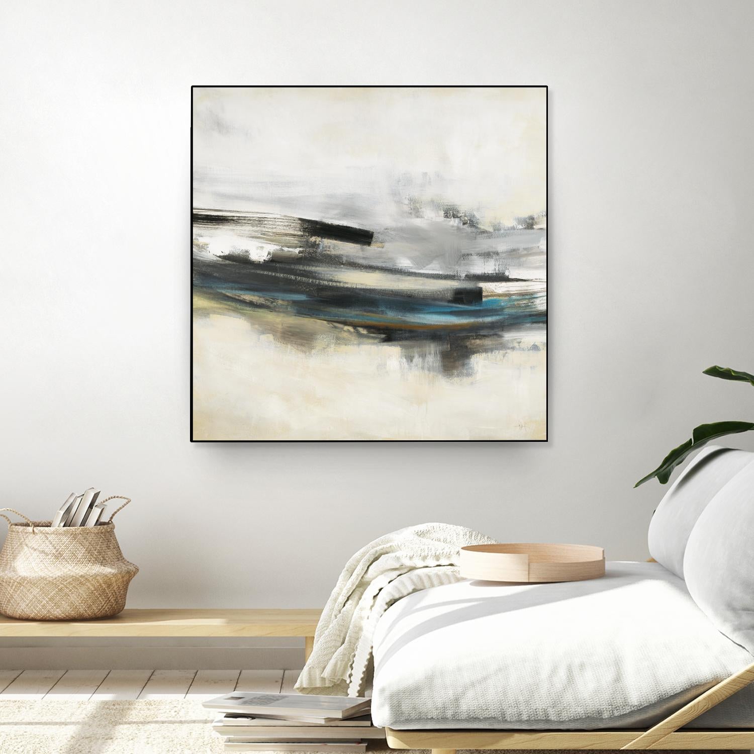 Sweet Sweep by KC Haxton on GIANT ART - blue abstract