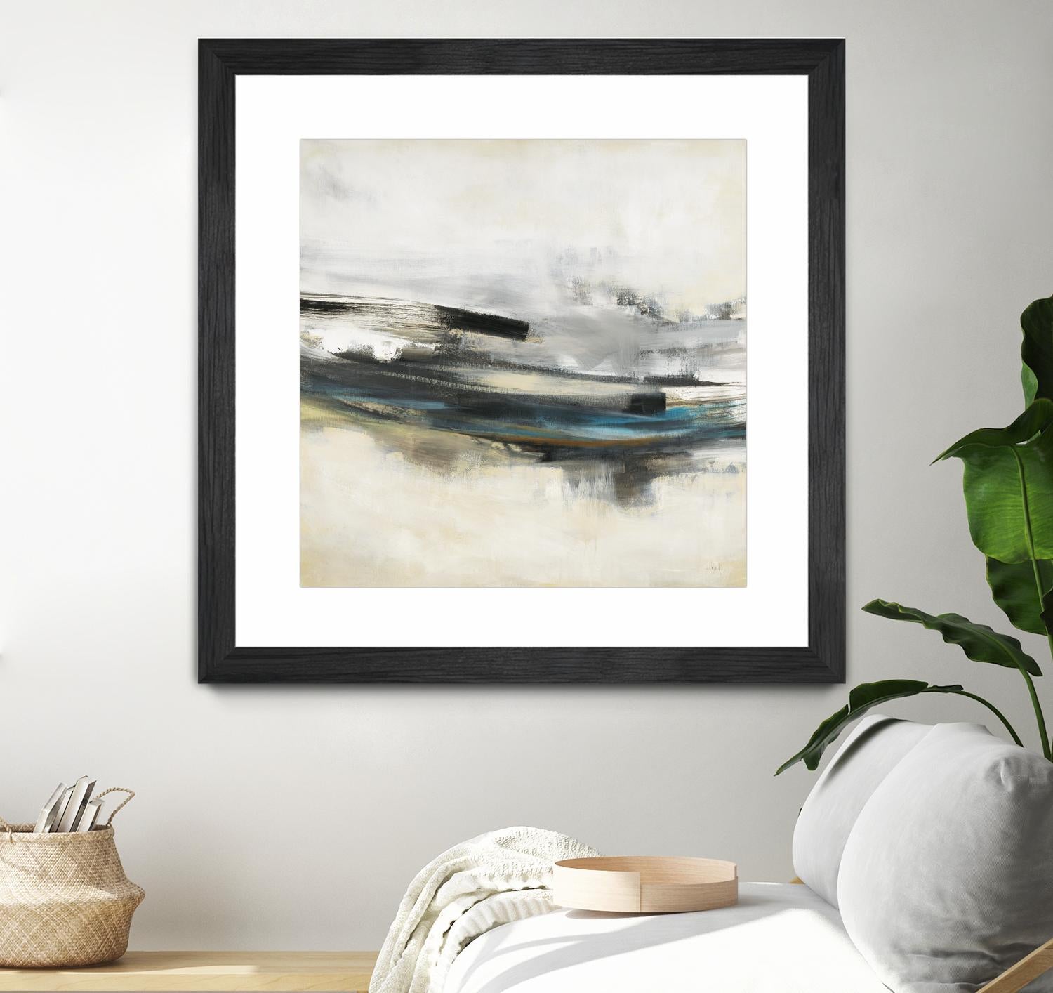 Sweet Sweep by KC Haxton on GIANT ART - blue abstract