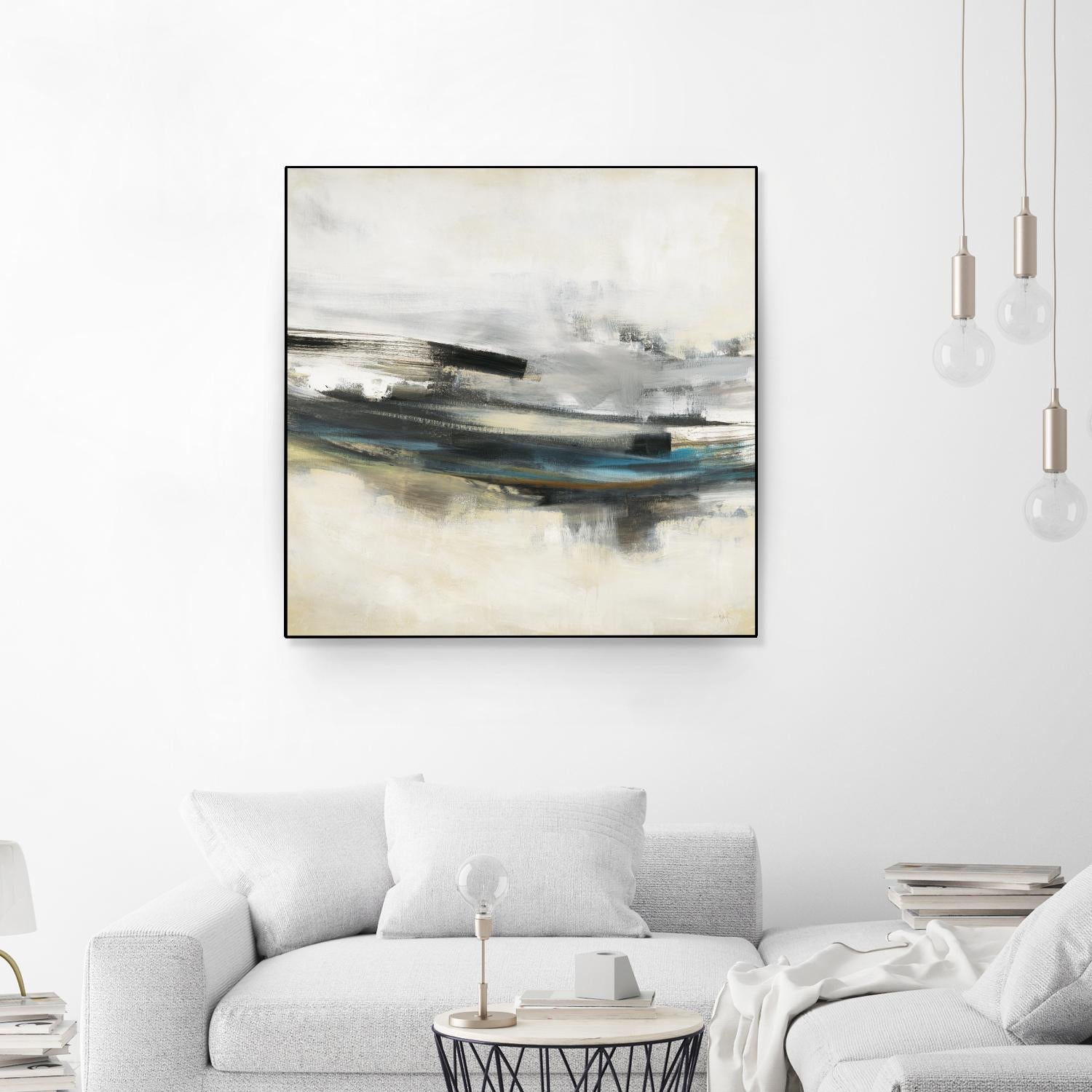 Sweet Sweep by KC Haxton on GIANT ART - blue abstract