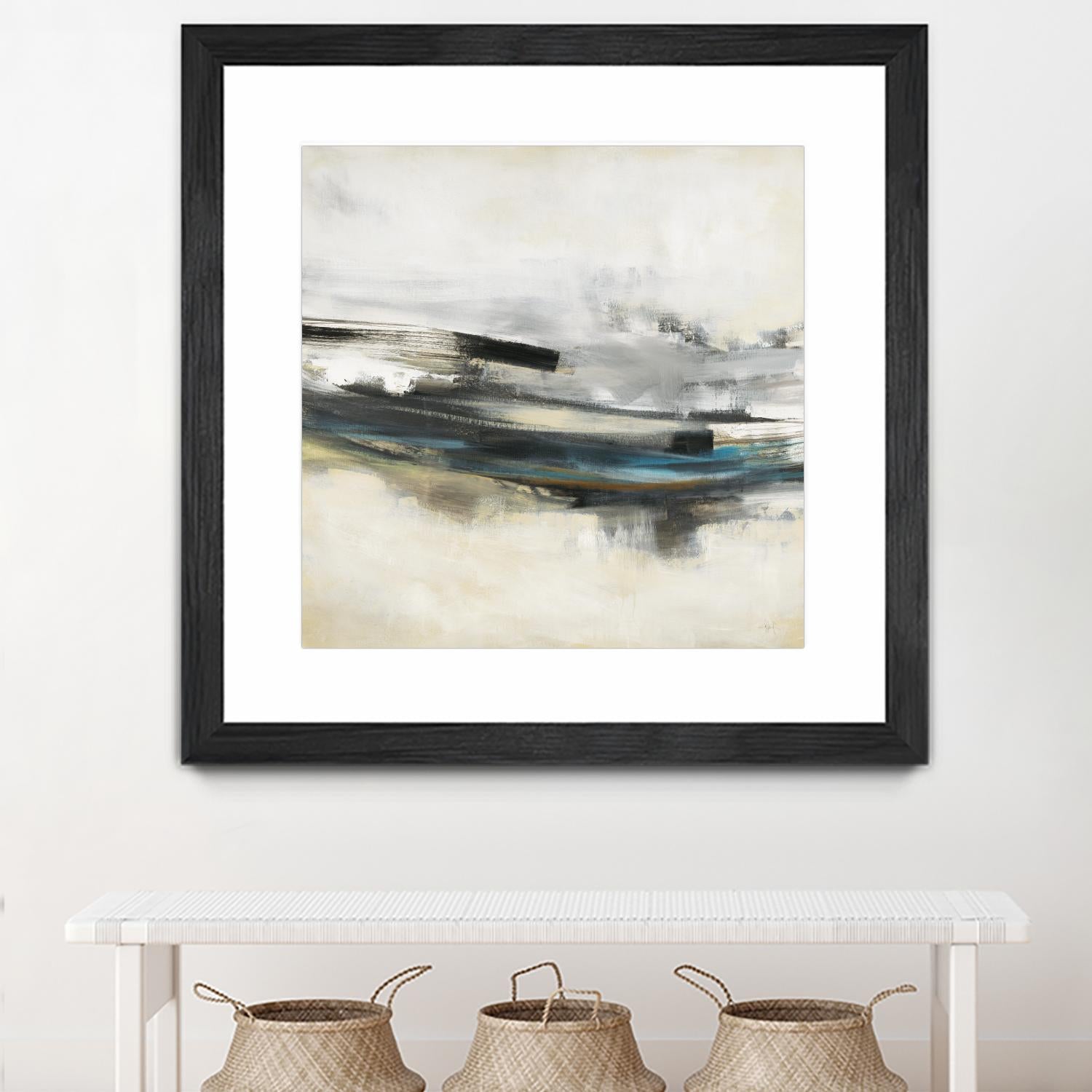 Sweet Sweep by KC Haxton on GIANT ART - blue abstract