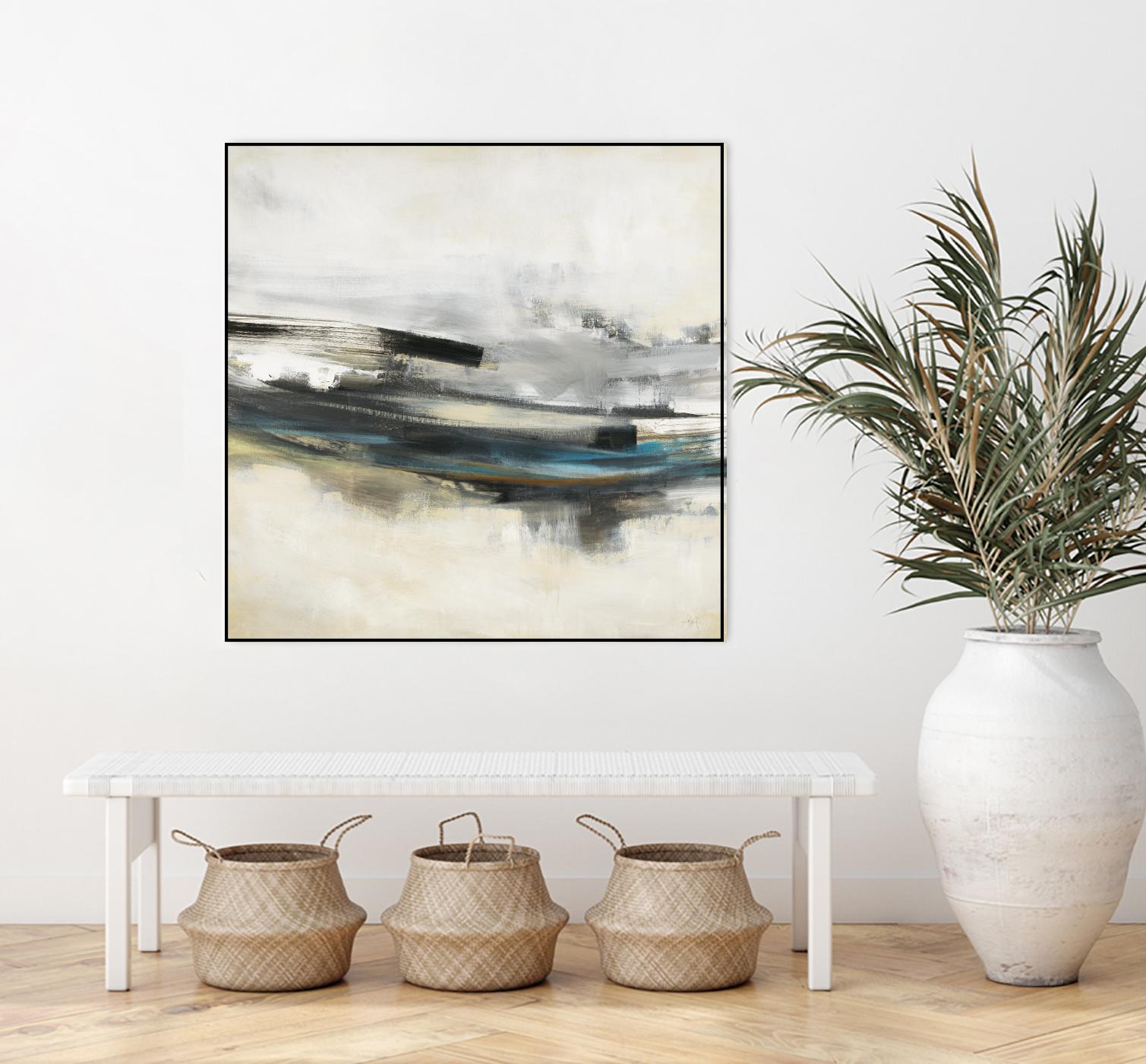 Sweet Sweep by KC Haxton on GIANT ART - blue abstract