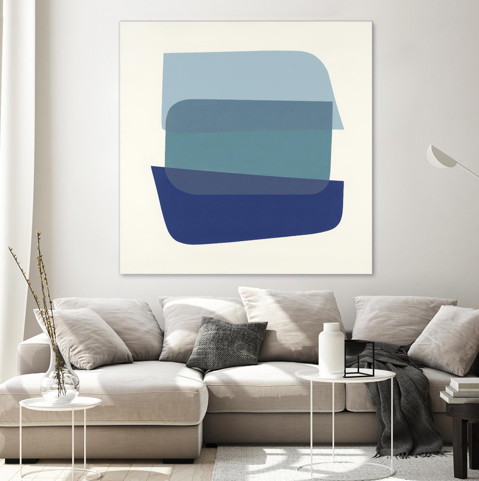 Shapes IV by KC Haxton on GIANT ART - brights, neutrals abstract