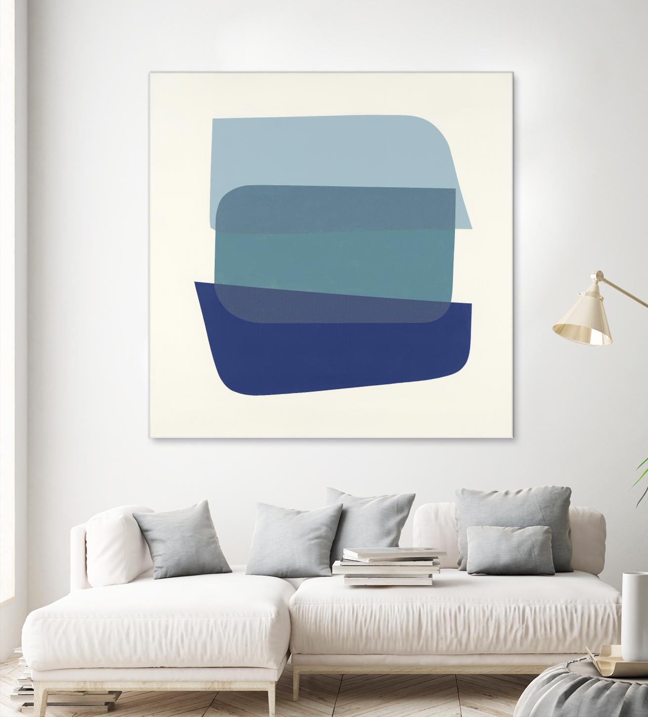 Shapes IV by KC Haxton on GIANT ART - brights, neutrals abstract