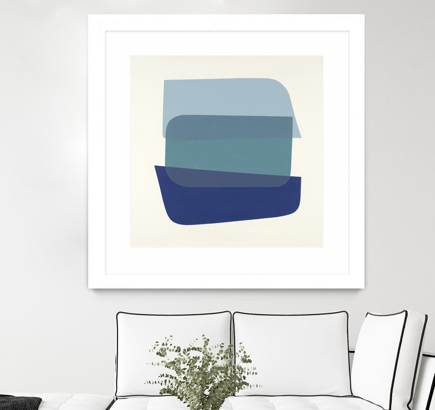 Shapes IV by KC Haxton on GIANT ART - brights, neutrals abstract