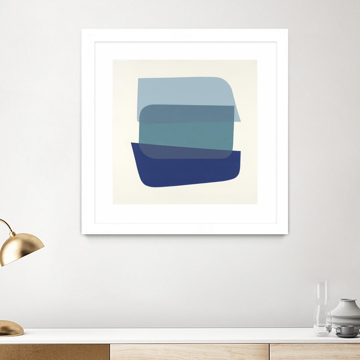 Shapes IV by KC Haxton on GIANT ART - brights, neutrals abstract