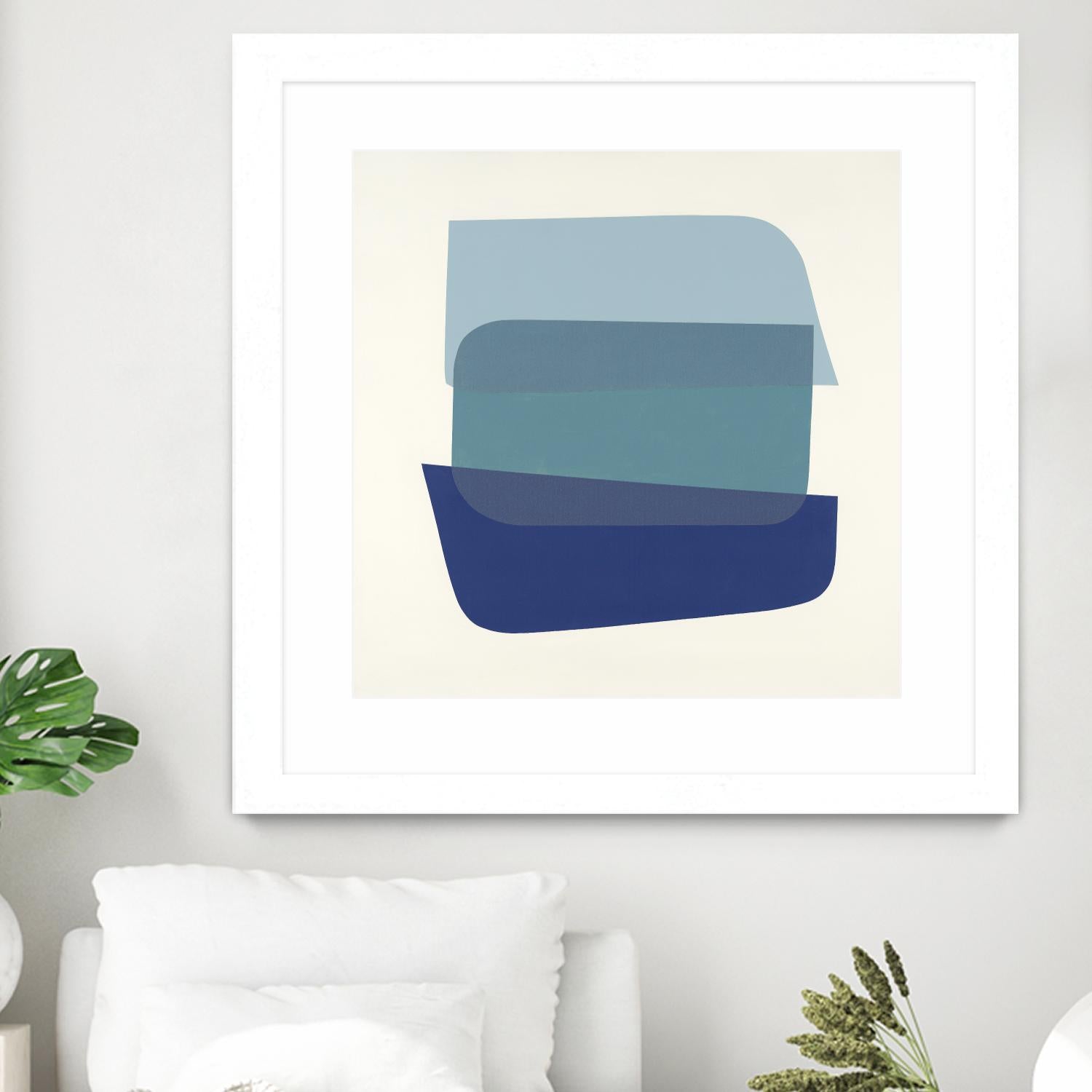 Shapes IV by KC Haxton on GIANT ART - brights, neutrals abstract