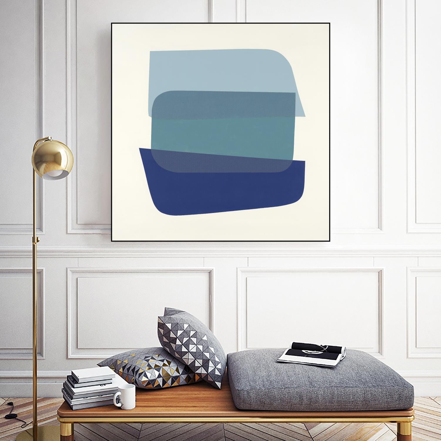 Shapes IV by KC Haxton on GIANT ART - brights, neutrals abstract