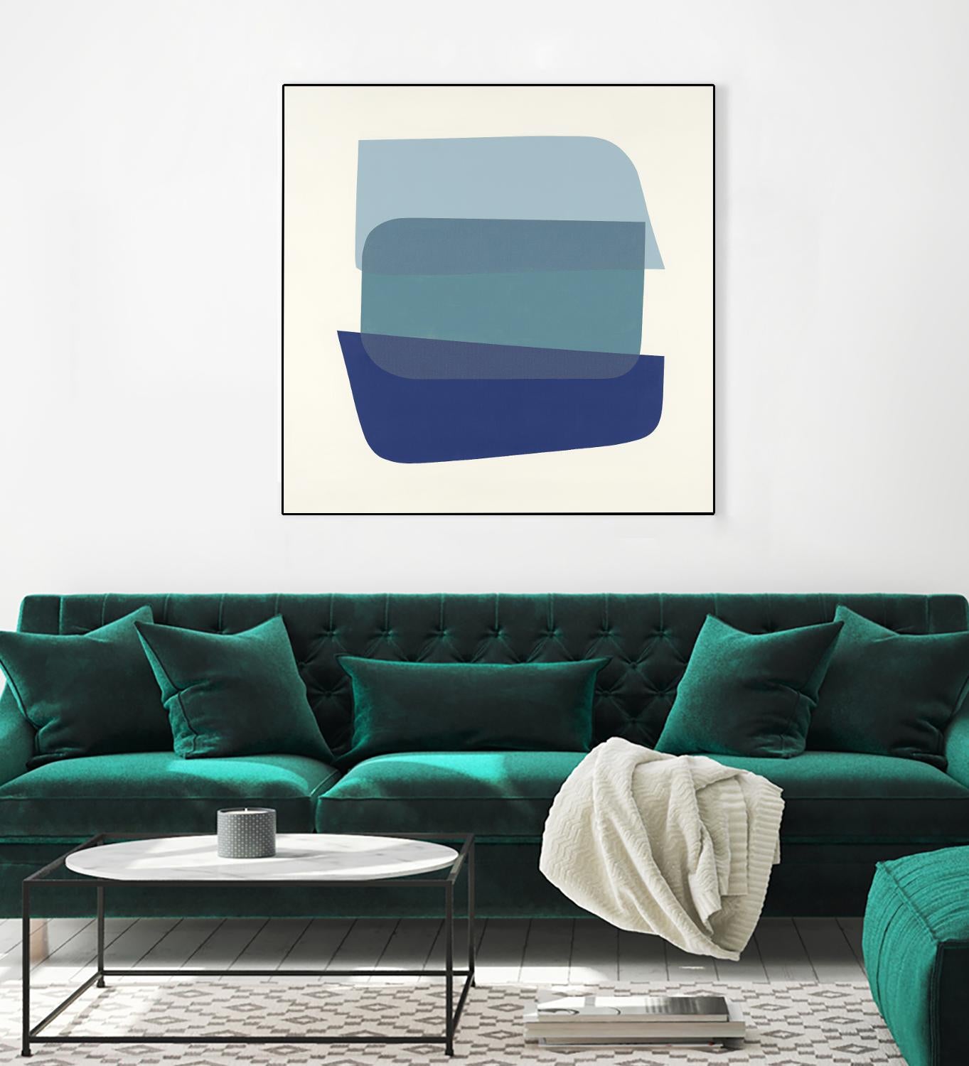 Shapes IV by KC Haxton on GIANT ART - brights, neutrals abstract