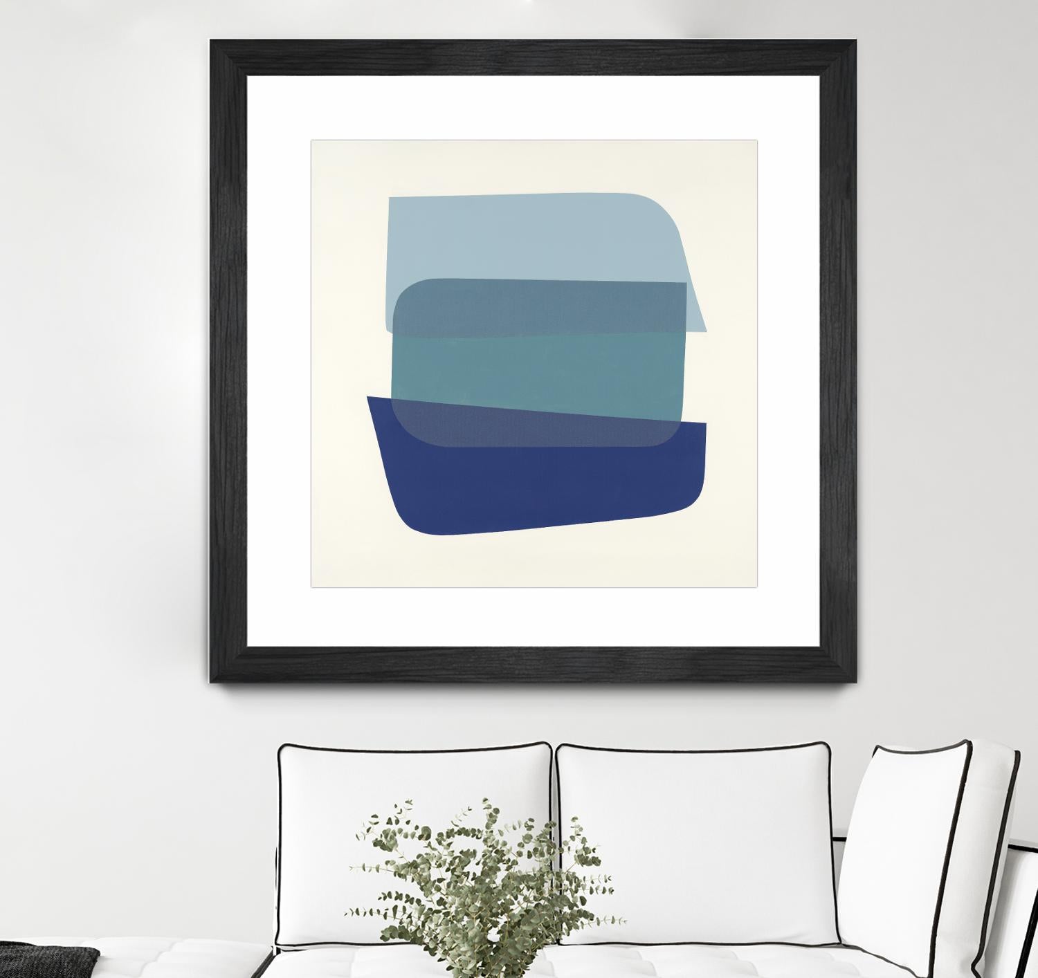 Shapes IV by KC Haxton on GIANT ART - brights, neutrals abstract