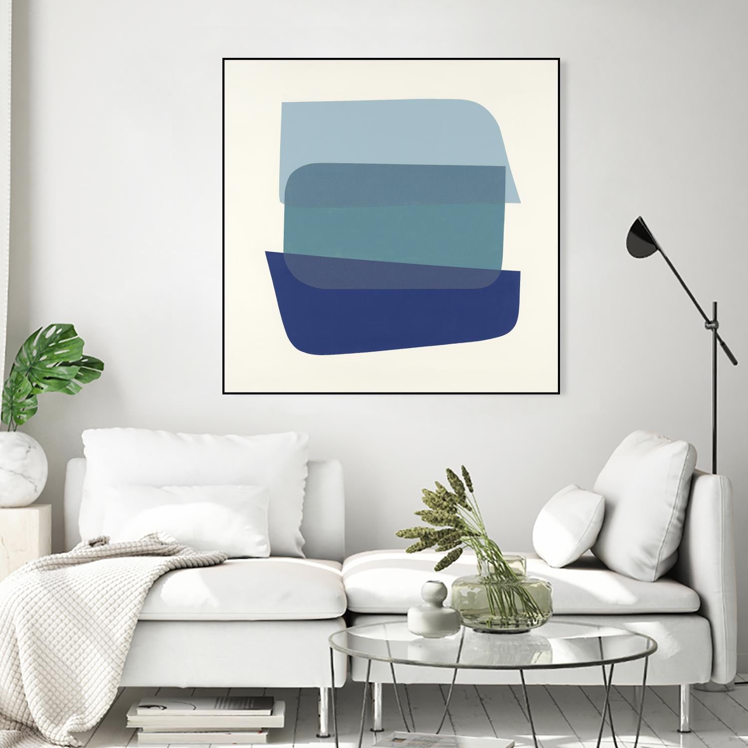 Shapes IV by KC Haxton on GIANT ART - brights, neutrals abstract