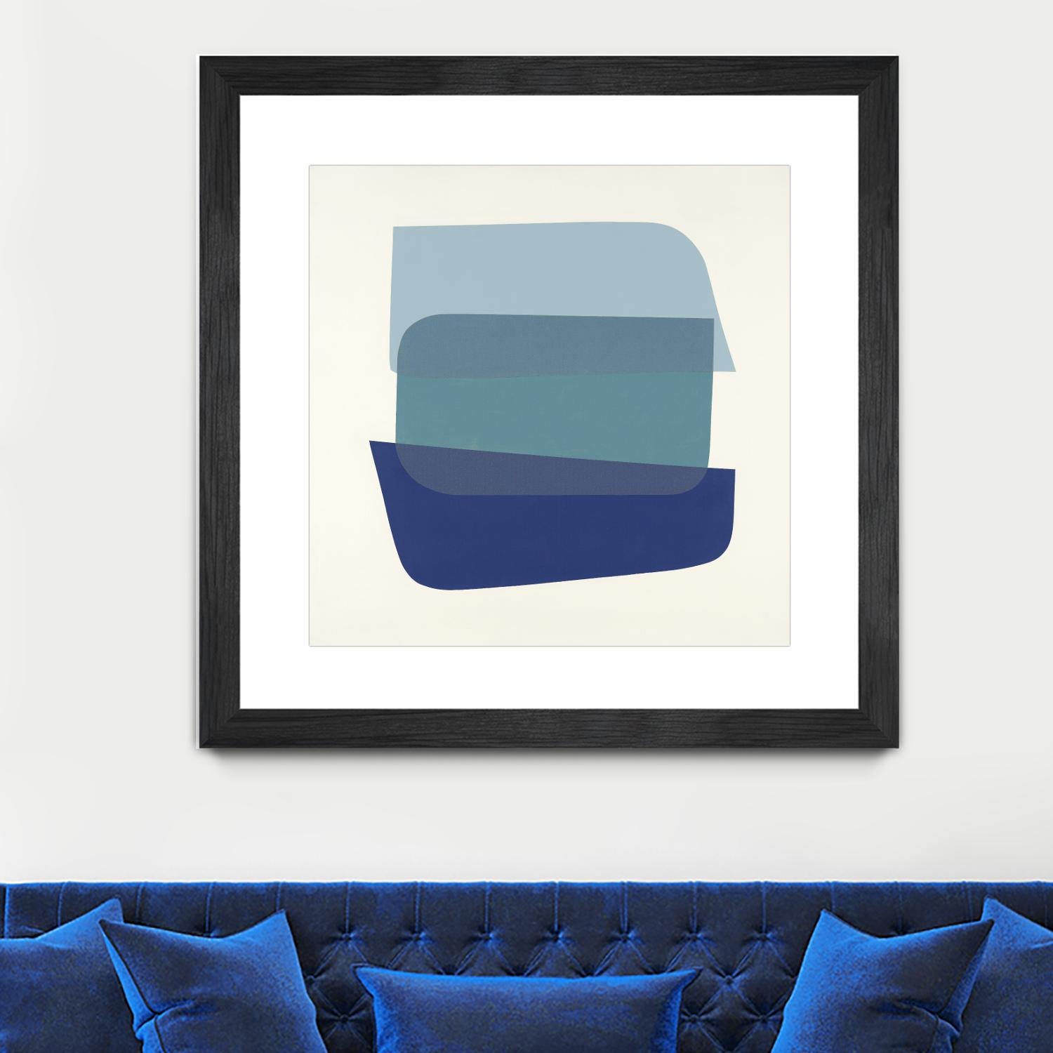 Shapes IV by KC Haxton on GIANT ART - brights, neutrals abstract