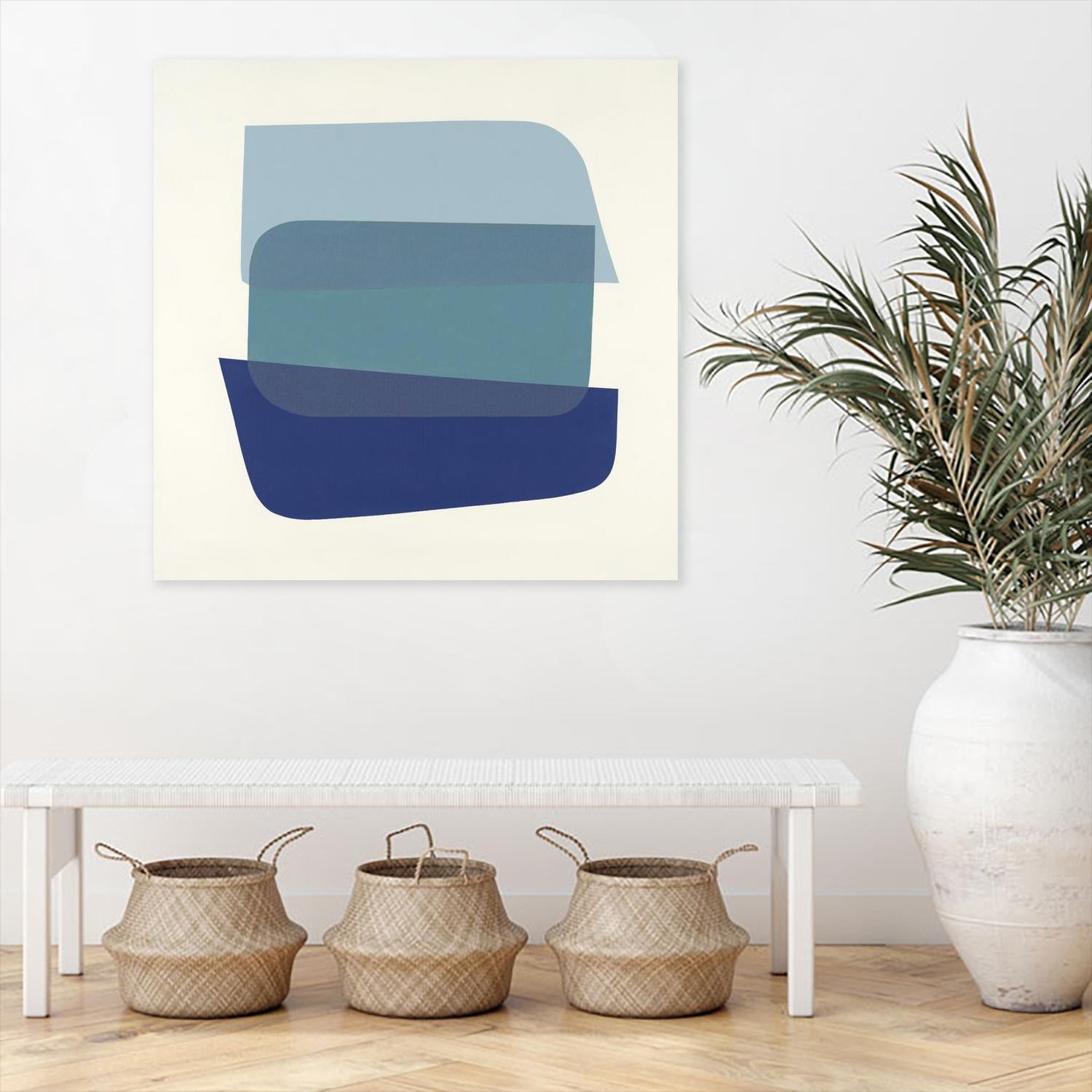 Shapes IV by KC Haxton on GIANT ART - brights, neutrals abstract