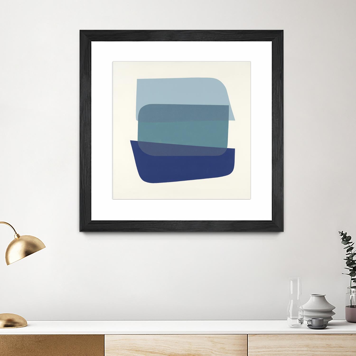 Shapes IV by KC Haxton on GIANT ART - brights, neutrals abstract