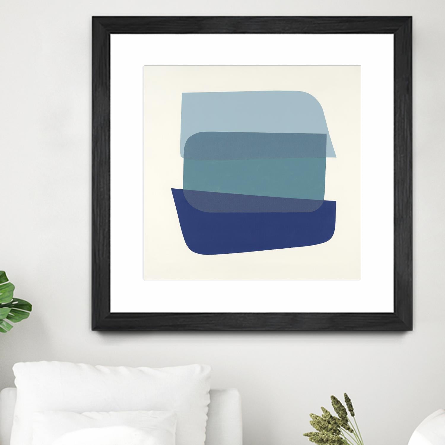 Shapes IV by KC Haxton on GIANT ART - brights, neutrals abstract