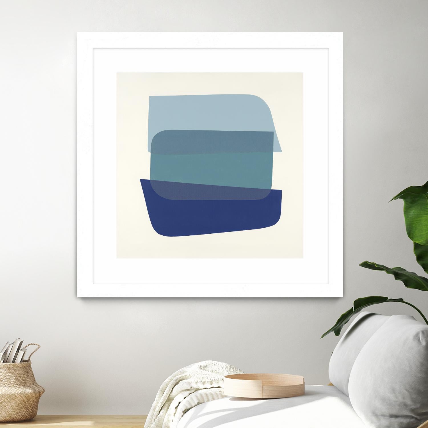 Shapes IV by KC Haxton on GIANT ART - brights, neutrals abstract