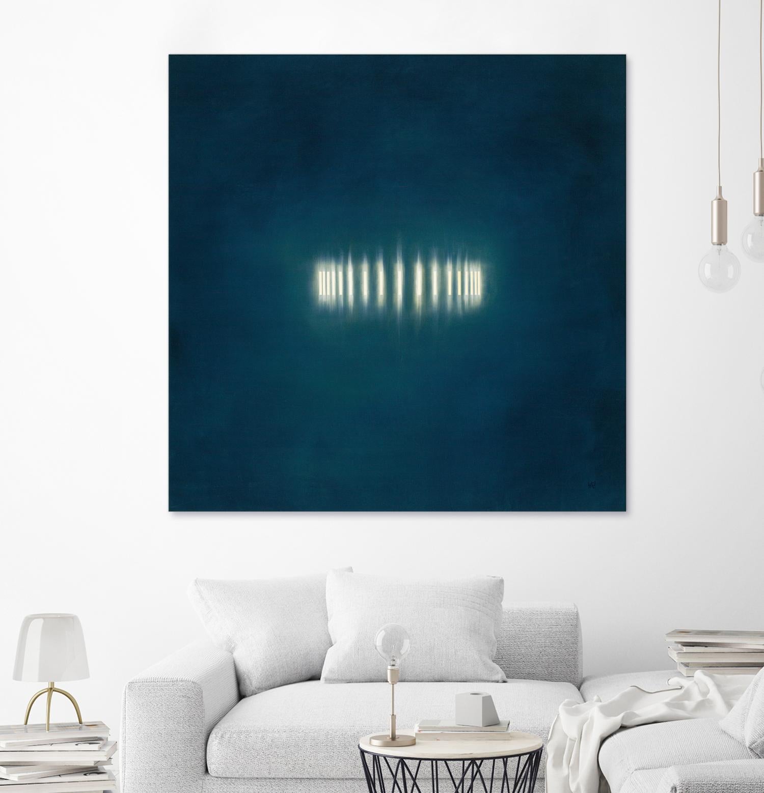 Light Ring II by KC Haxton on GIANT ART - white abstract