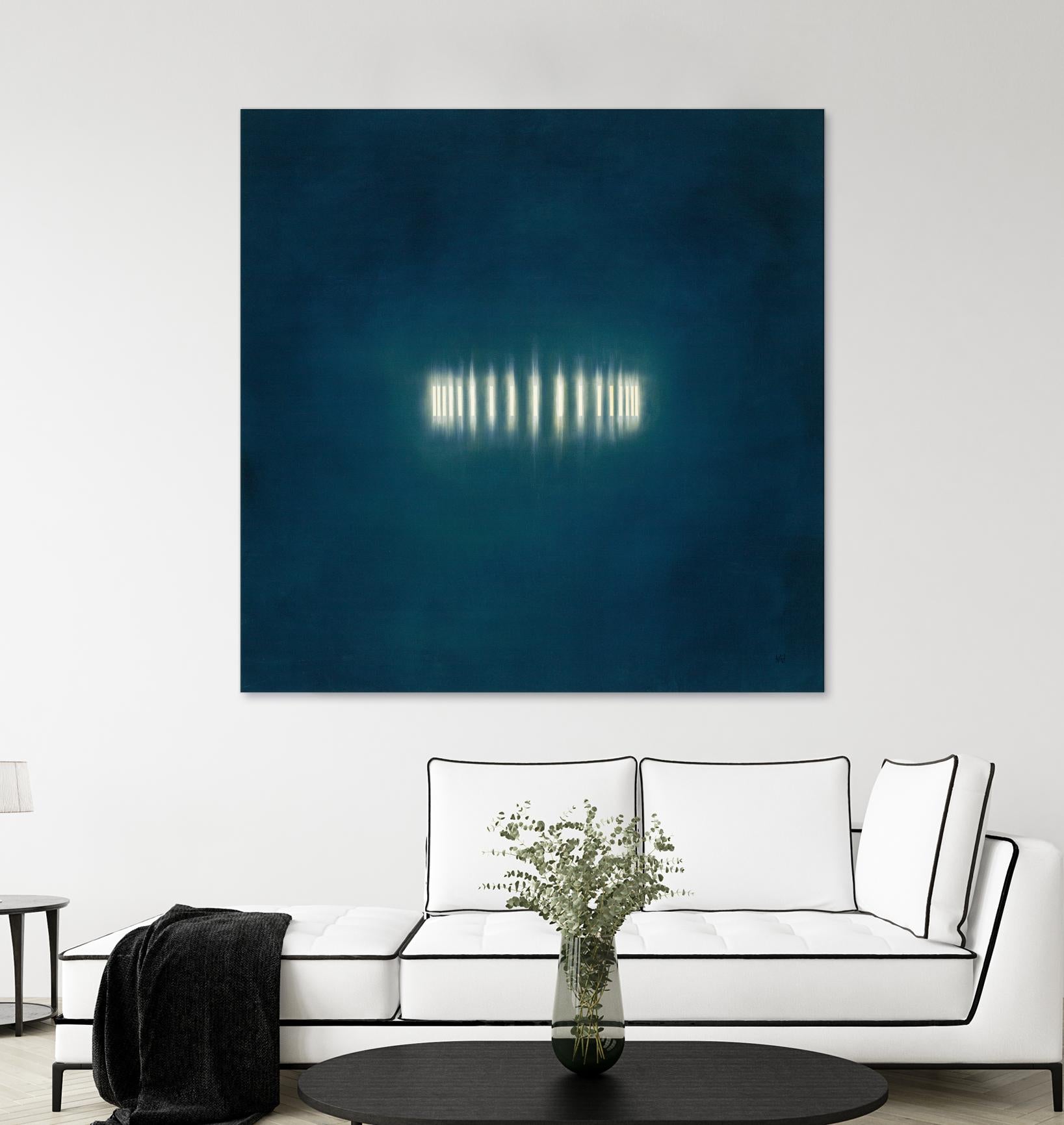 Light Ring II by KC Haxton on GIANT ART - white abstract