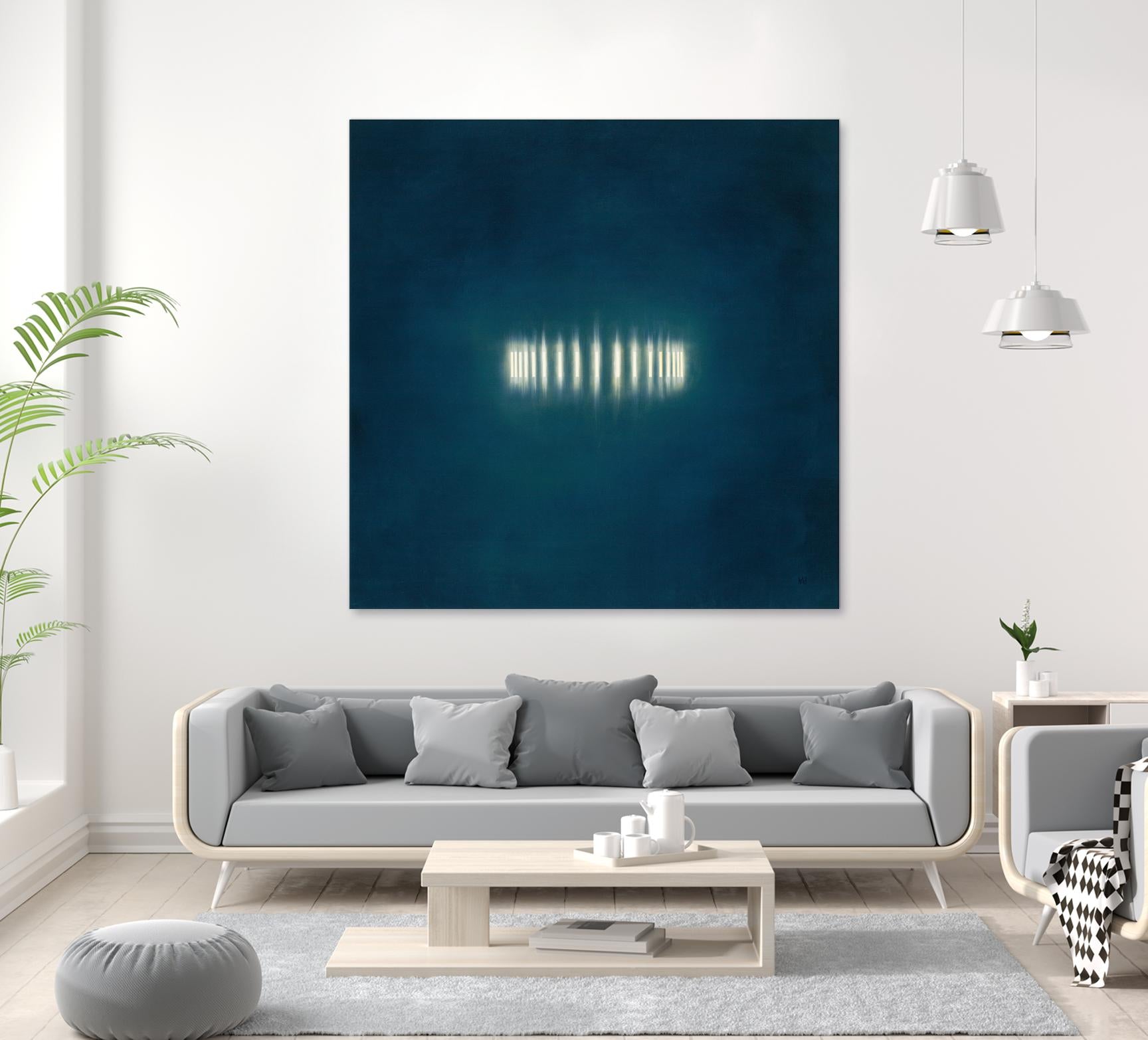 Light Ring II by KC Haxton on GIANT ART - white abstract