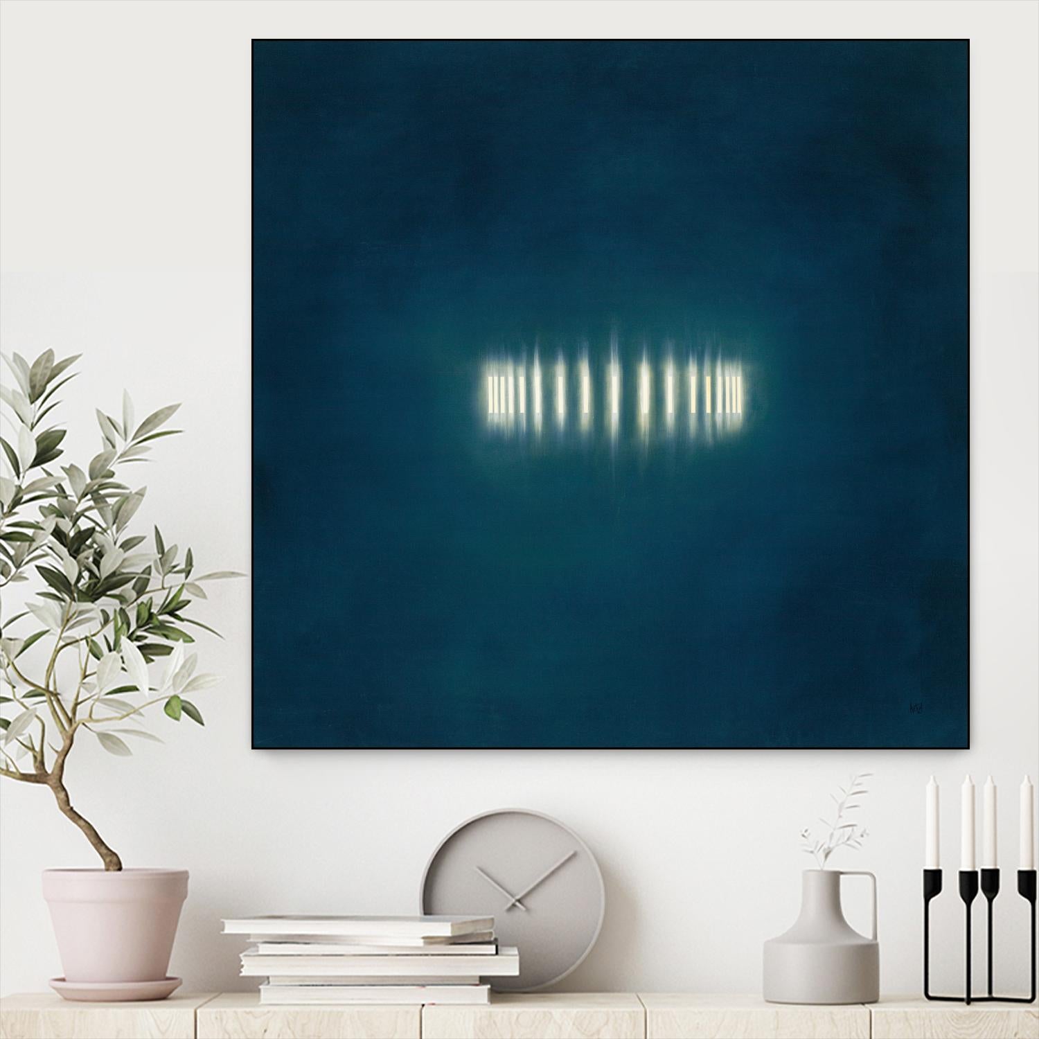 Light Ring II by KC Haxton on GIANT ART - white abstract