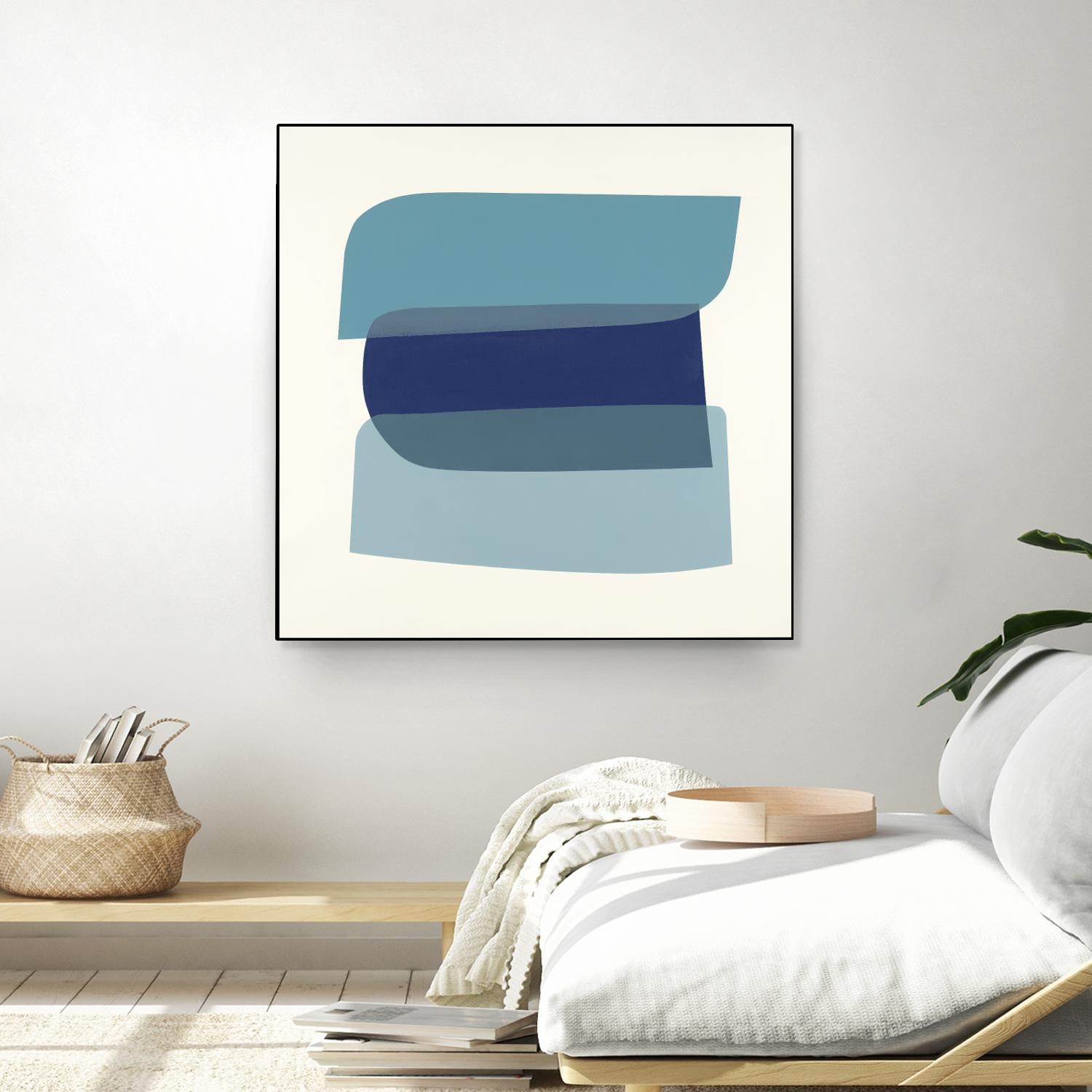 Shapes II V5 by KC Haxton on GIANT ART - blues geometric shapes