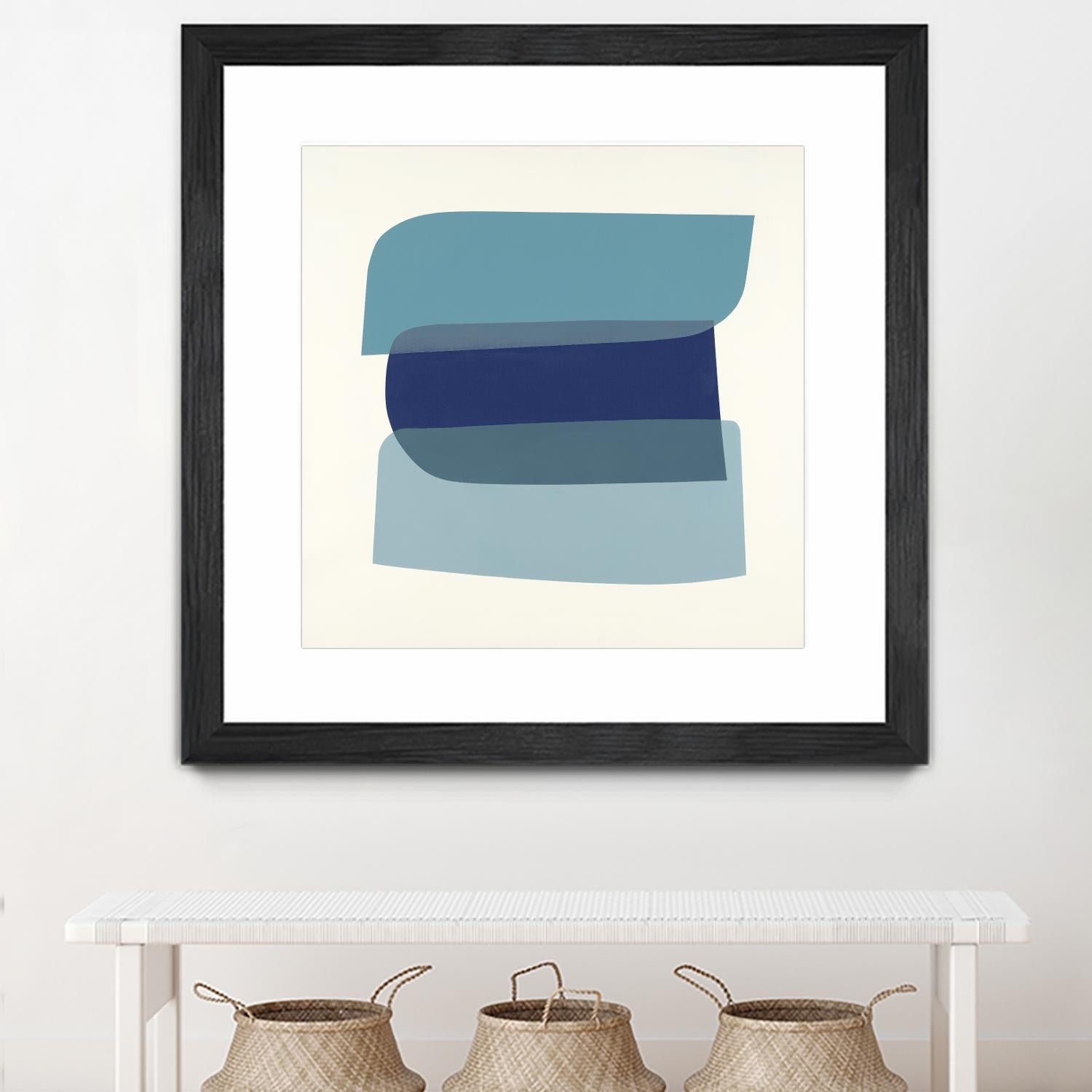 Shapes II V5 by KC Haxton on GIANT ART - blues geometric shapes