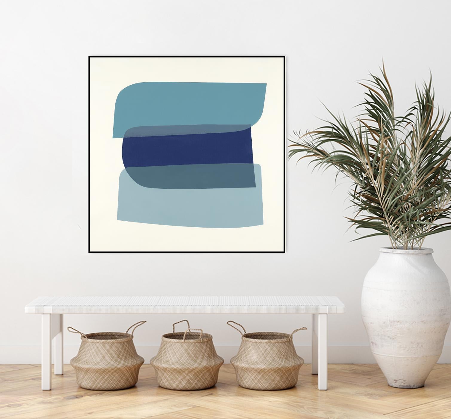 Shapes II V5 by KC Haxton on GIANT ART - blues geometric shapes