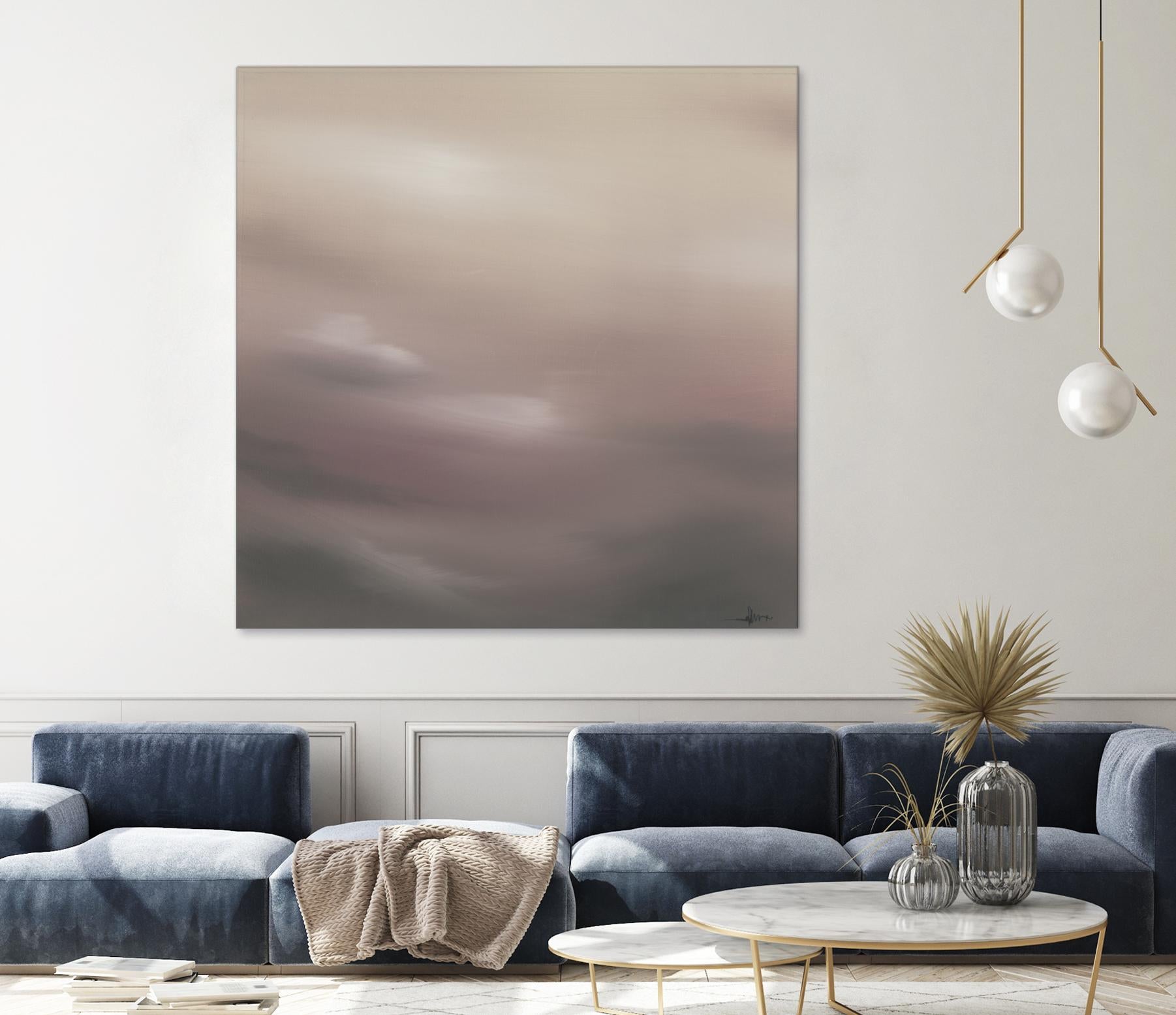 Scape 100 by KC Haxton on GIANT ART - purples scenic