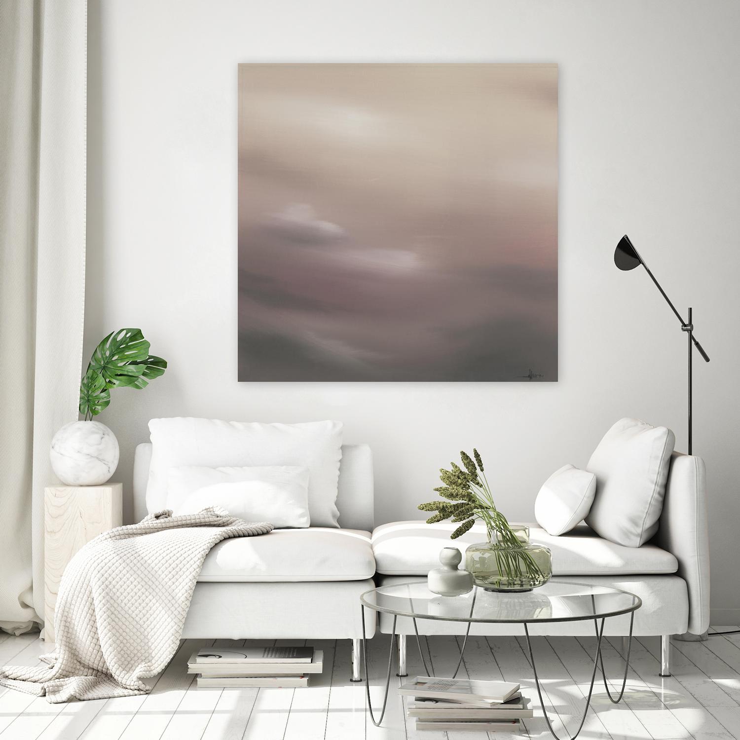 Scape 100 by KC Haxton on GIANT ART - purples scenic