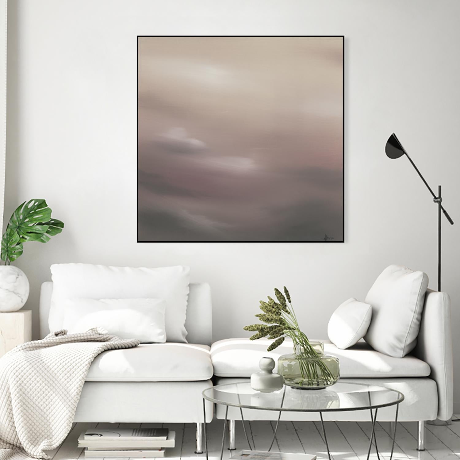 Scape 100 by KC Haxton on GIANT ART - purples scenic