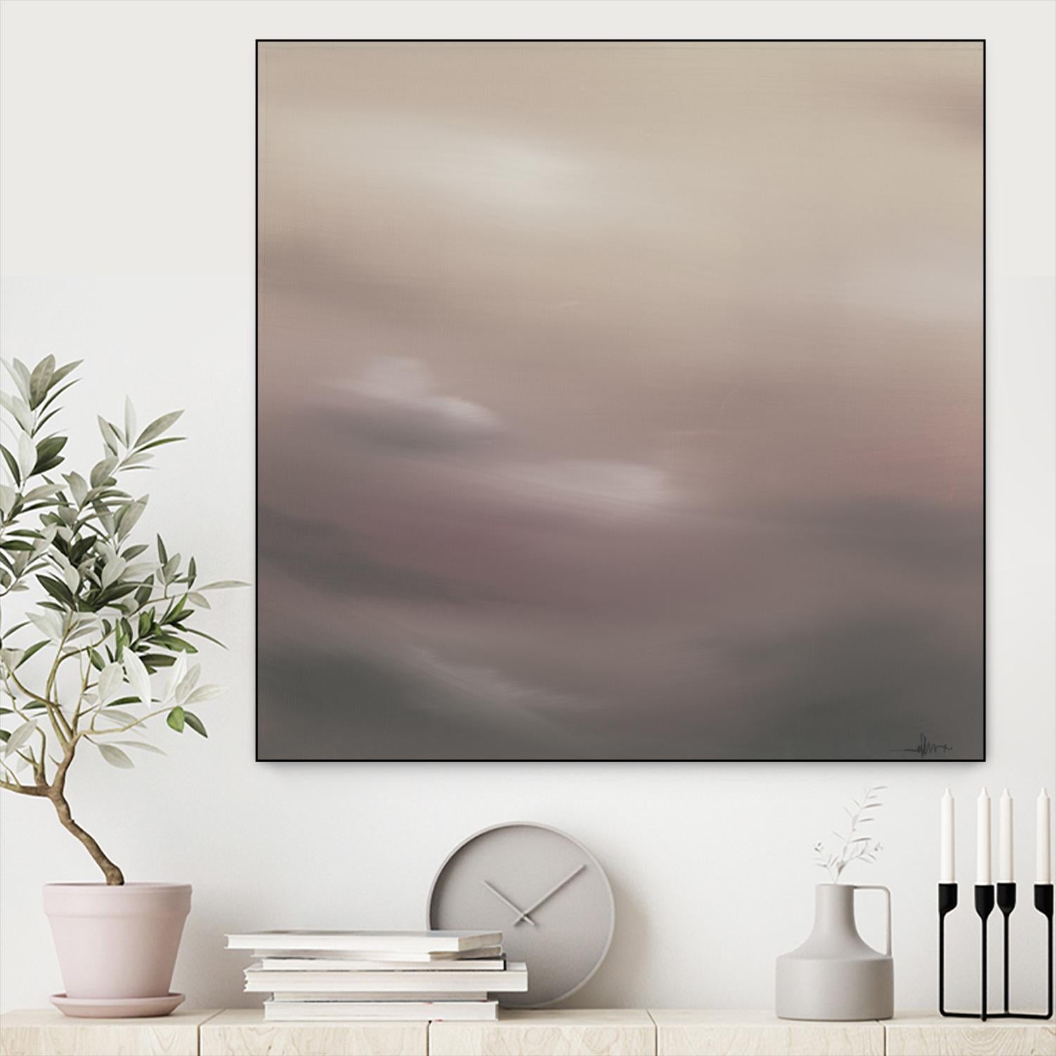 Scape 100 by KC Haxton on GIANT ART - purples scenic