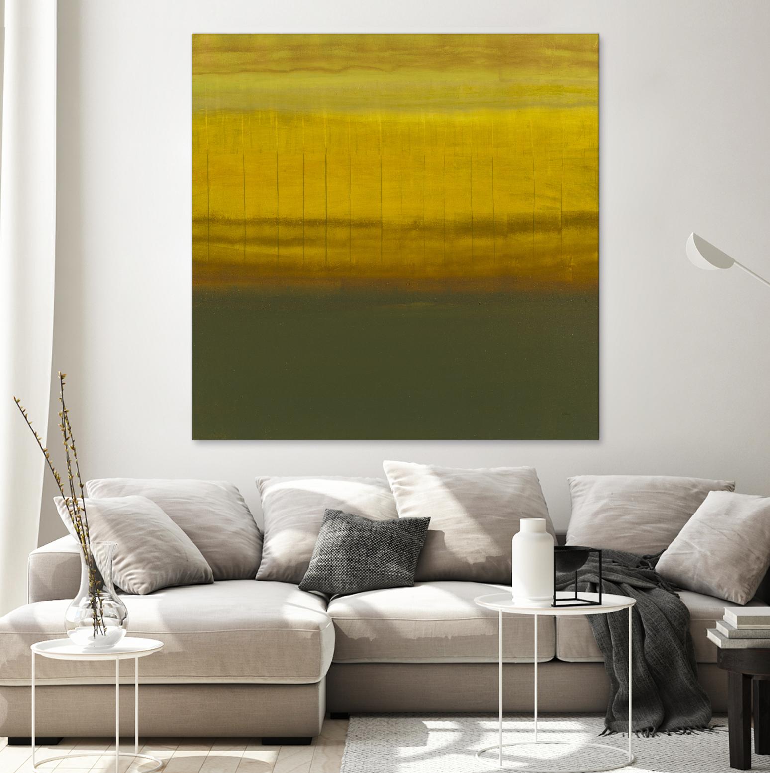 Sense I by Randy Hibberd on GIANT ART - green abstract
