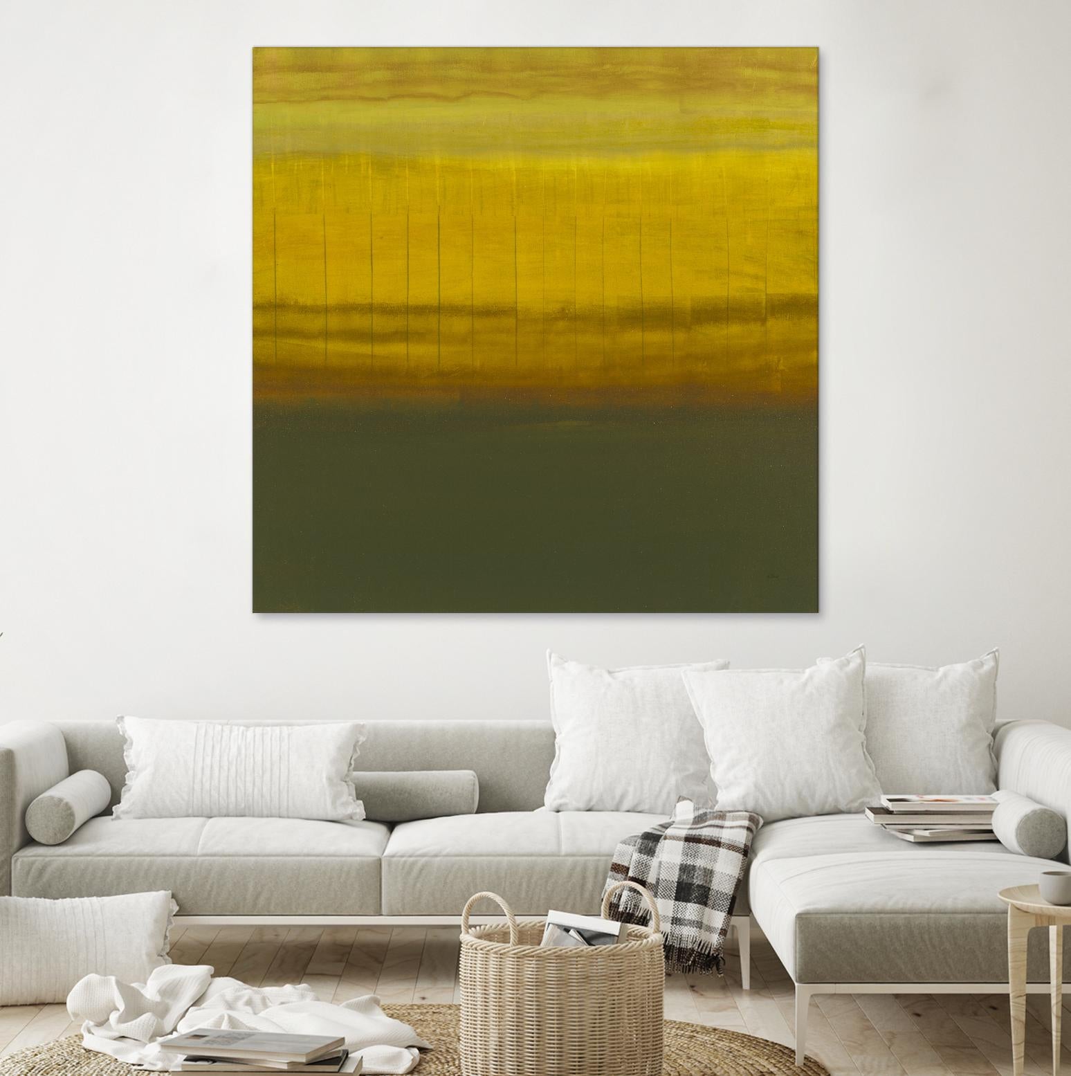 Sense I by Randy Hibberd on GIANT ART - green abstract