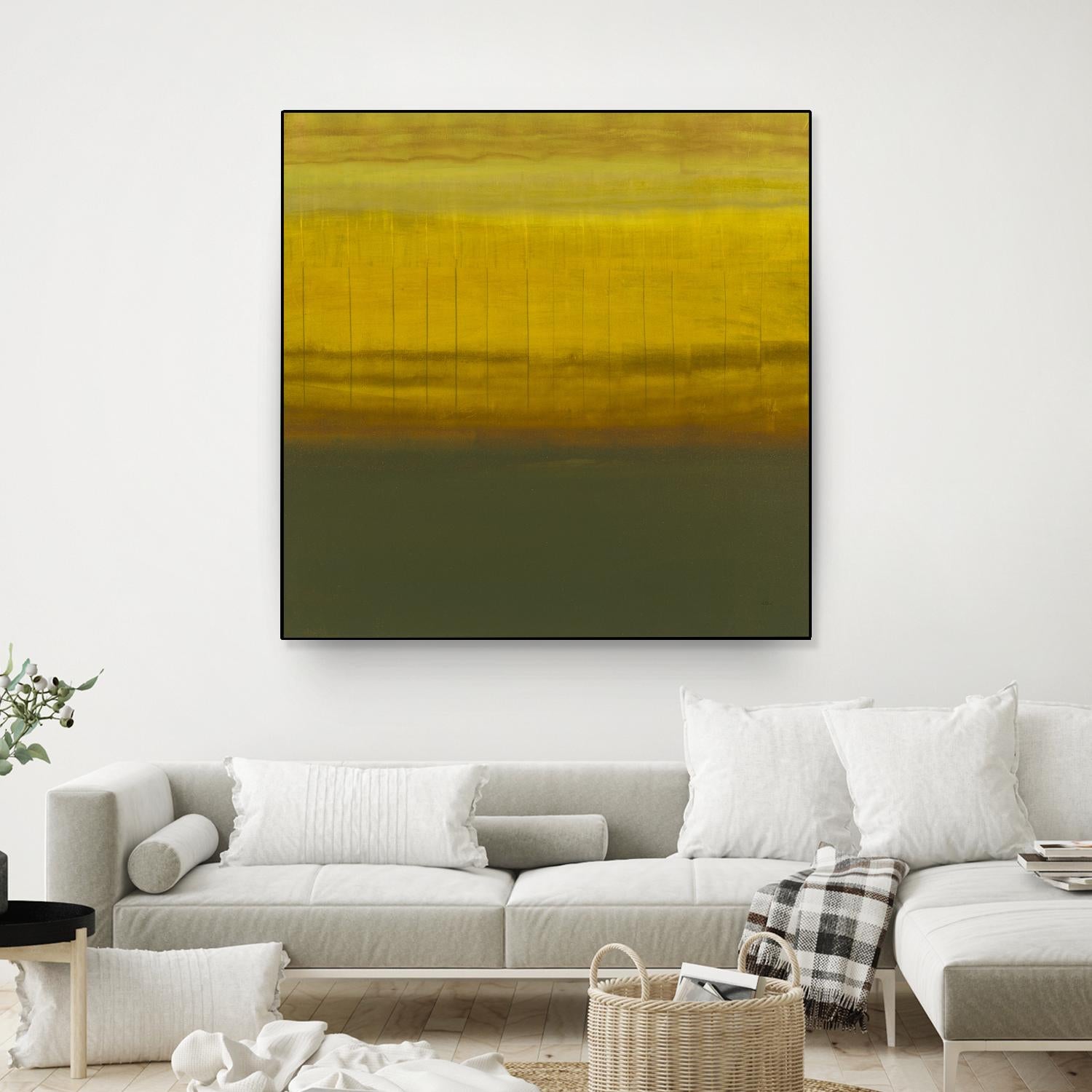 Sense I by Randy Hibberd on GIANT ART - green abstract