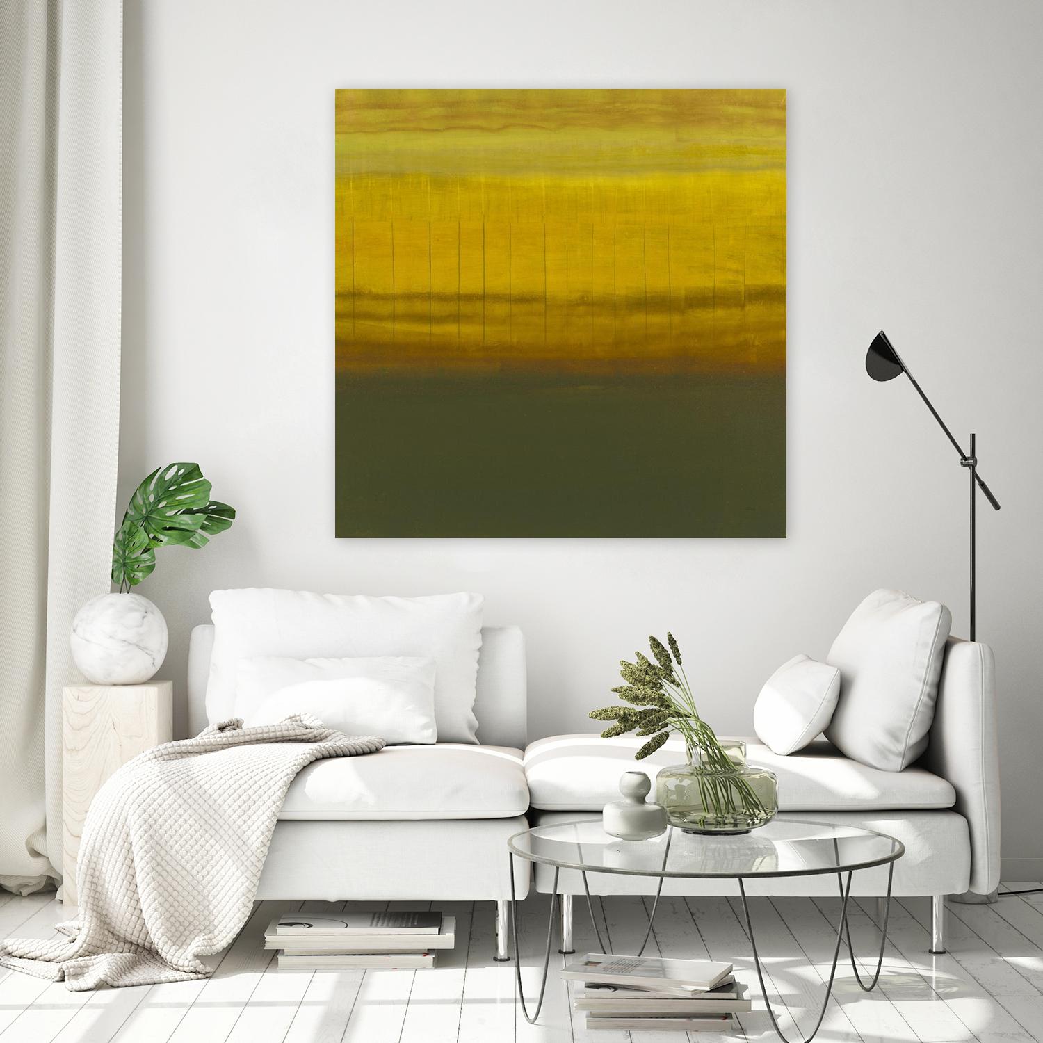 Sense I by Randy Hibberd on GIANT ART - green abstract