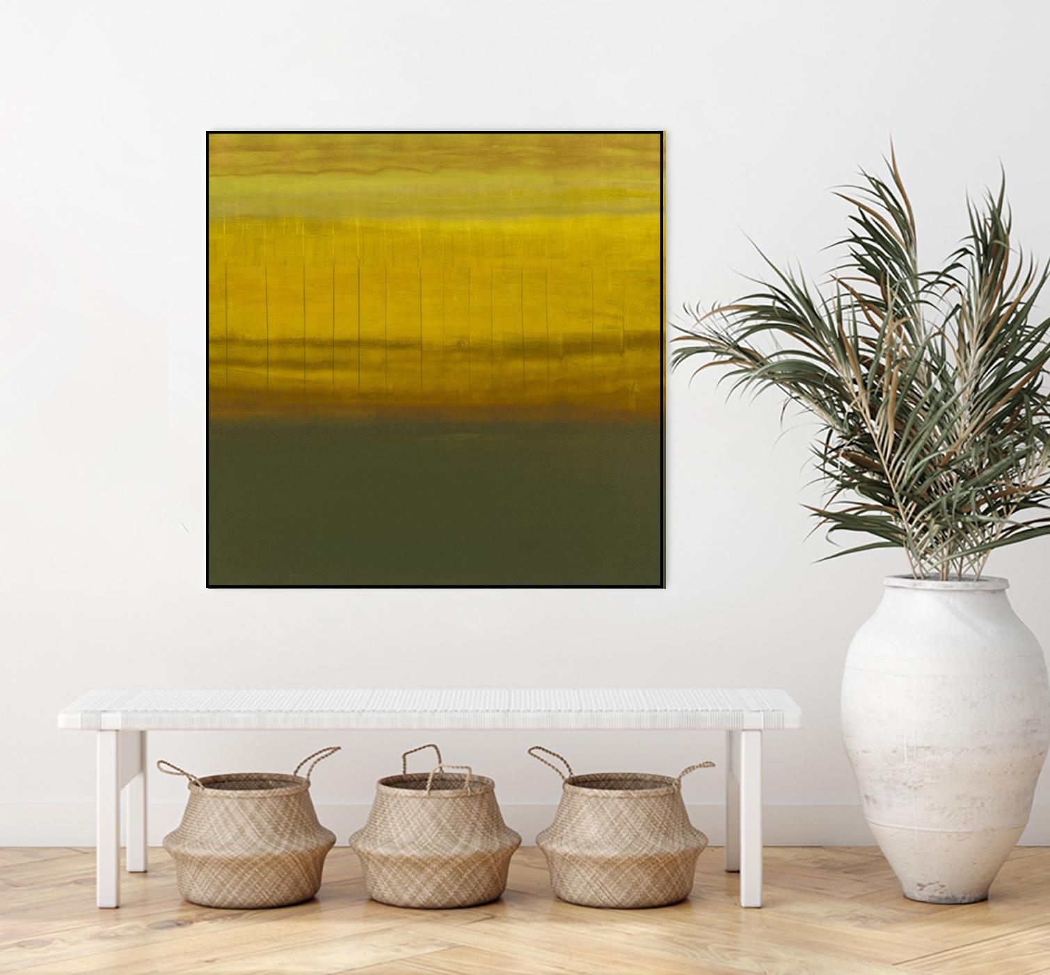 Sense I by Randy Hibberd on GIANT ART - green abstract