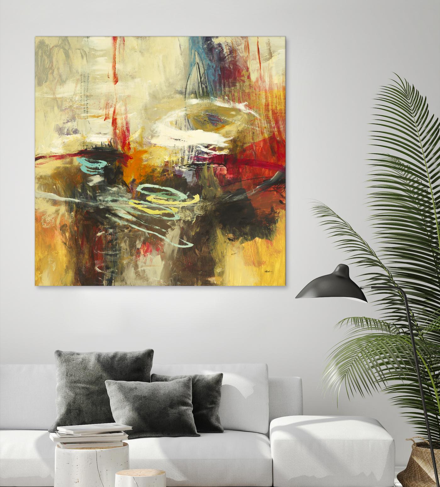 Instictual Beauty II by Randy Hibberd on GIANT ART - red abstract