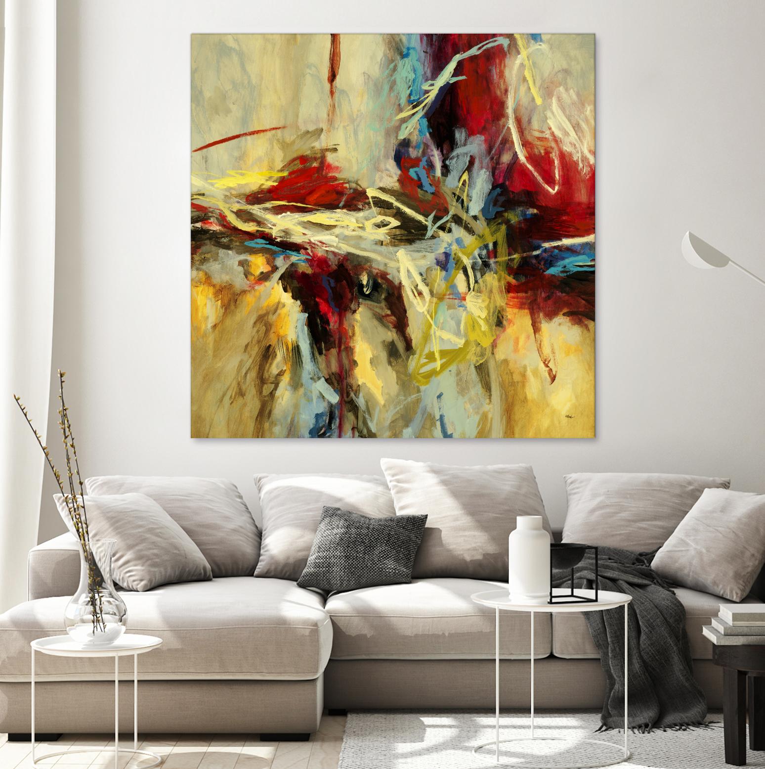 Edge by Randy Hibberd on GIANT ART - red abstract