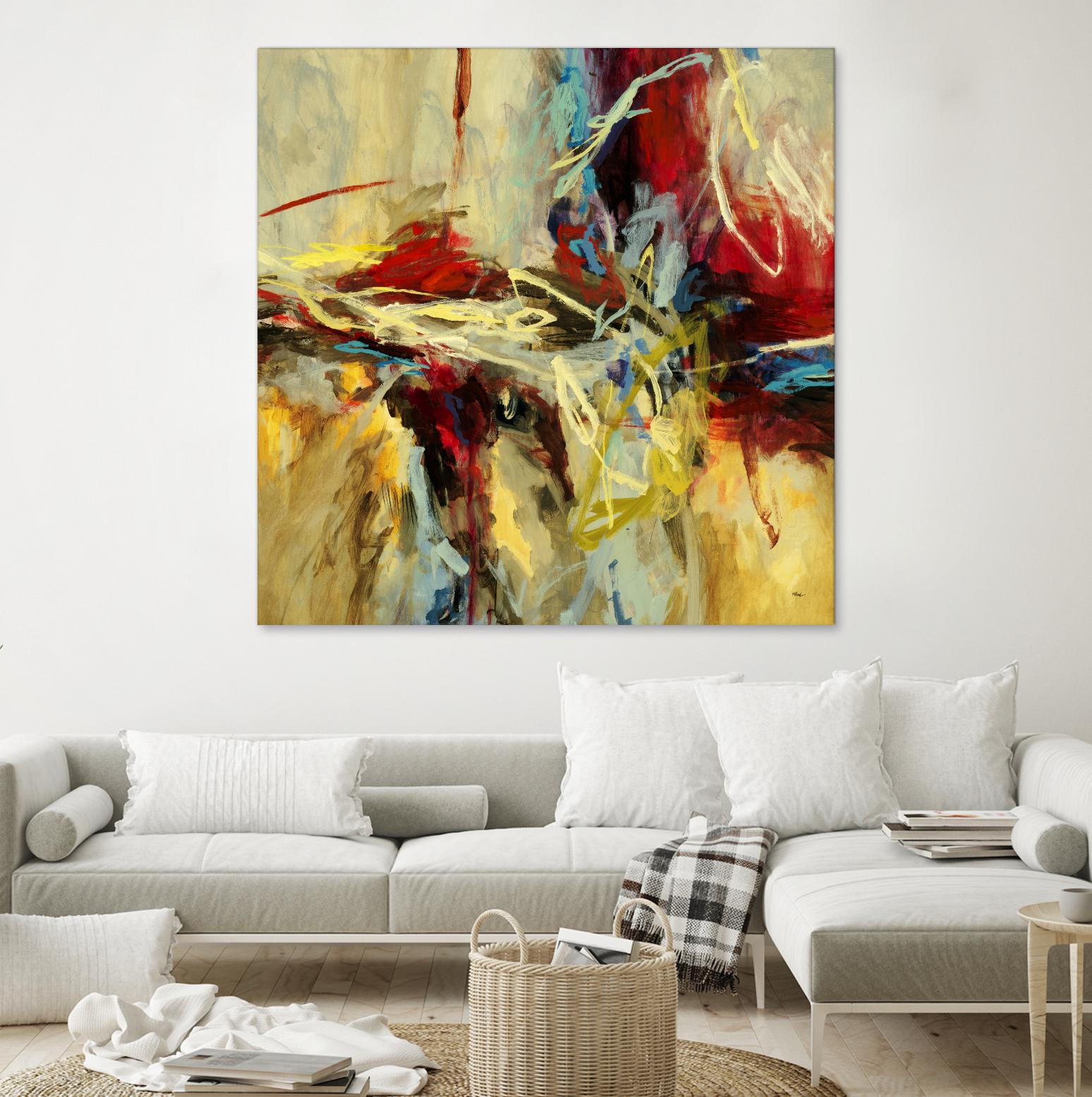 Edge by Randy Hibberd on GIANT ART - red abstract