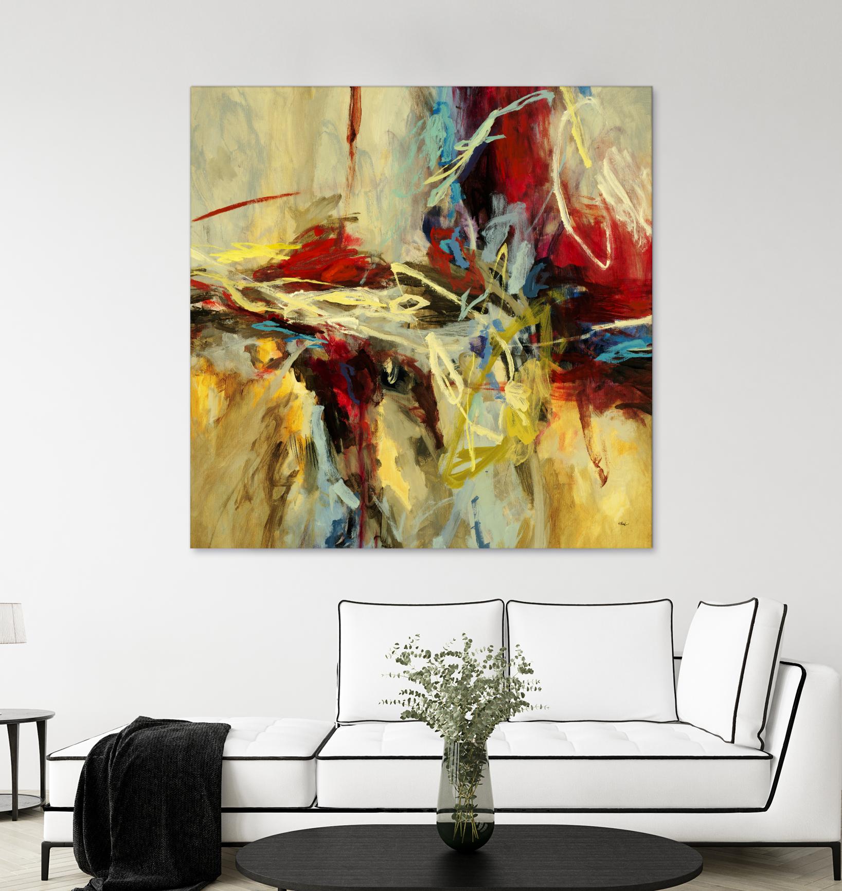 Edge by Randy Hibberd on GIANT ART - red abstract