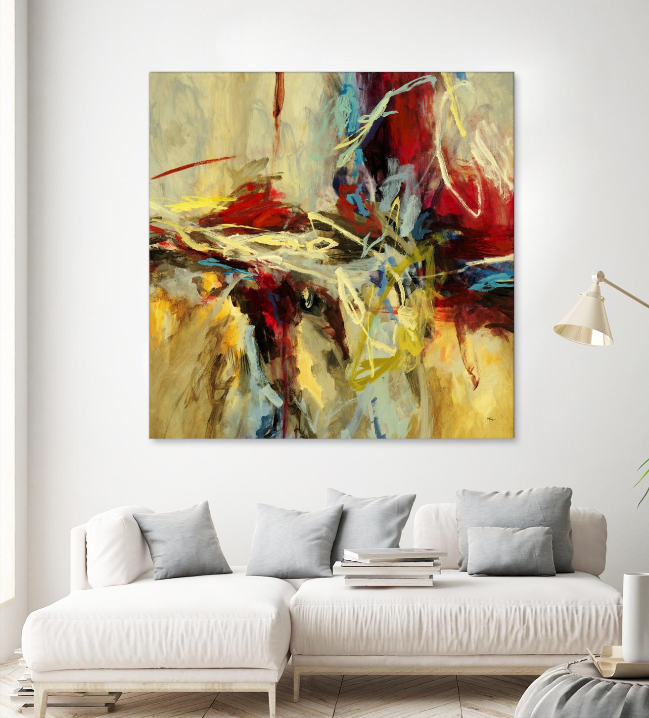 Edge by Randy Hibberd on GIANT ART - red abstract