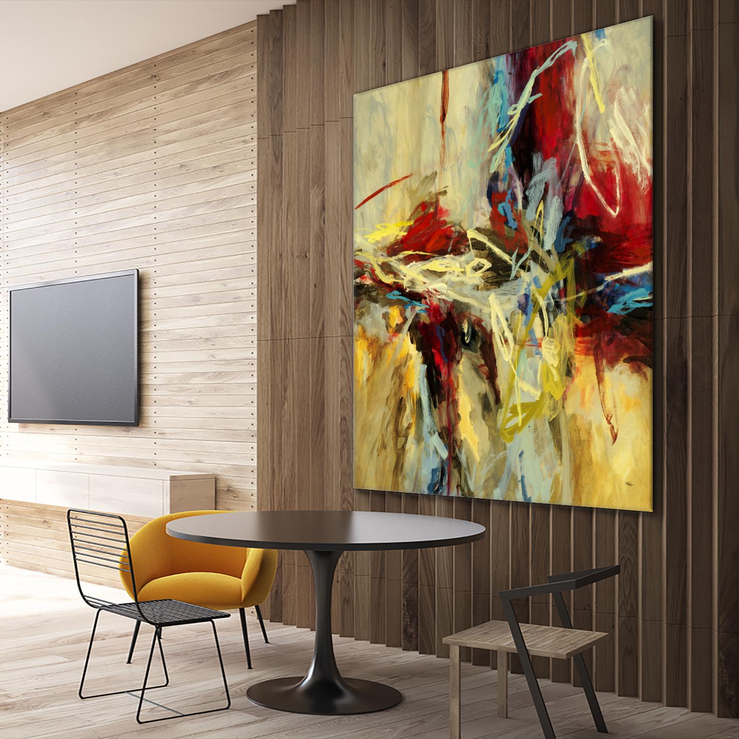 Edge by Randy Hibberd on GIANT ART - red abstract