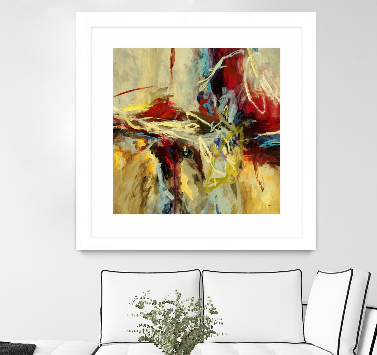 Edge by Randy Hibberd on GIANT ART - red abstract