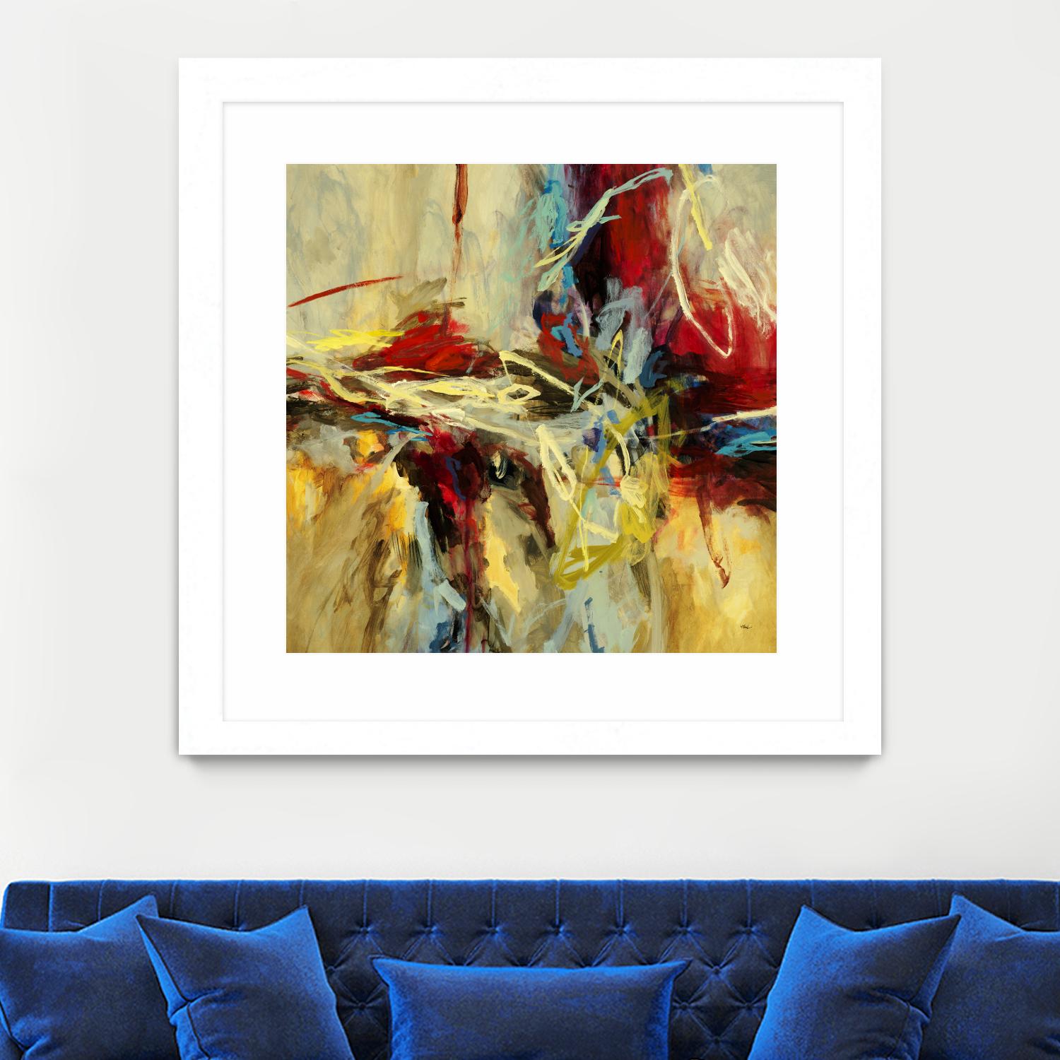 Edge by Randy Hibberd on GIANT ART - red abstract