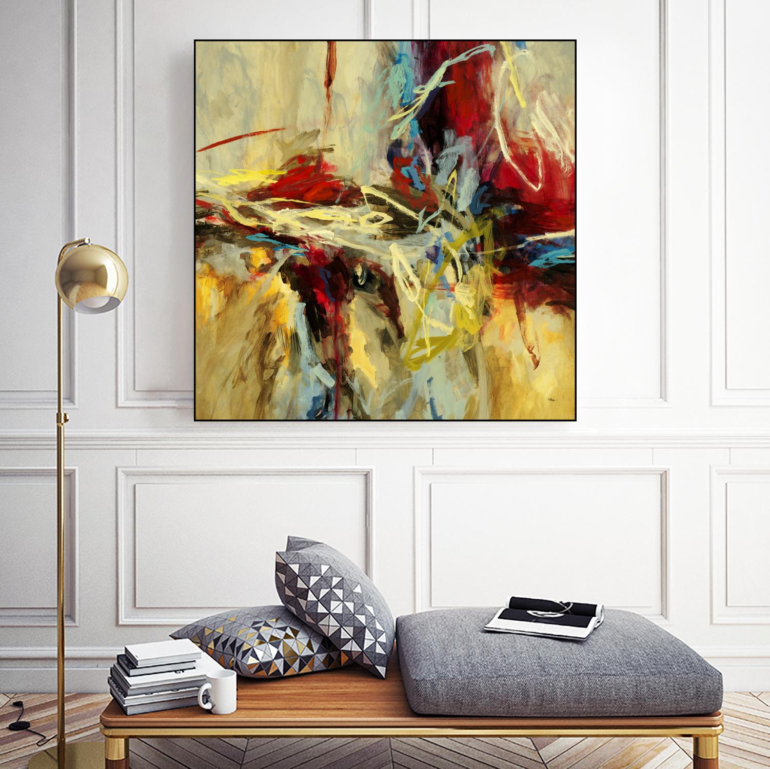 Edge by Randy Hibberd on GIANT ART - red abstract